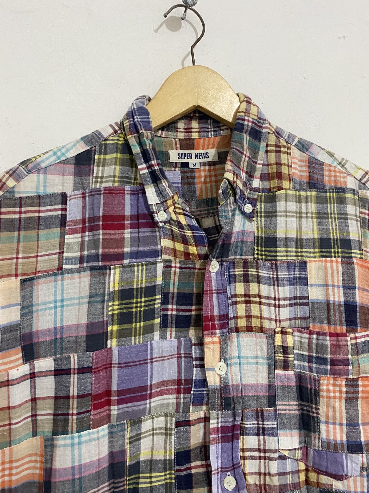 If Six Was Nine × Japanese Brand × Le Grande Bleu (L.G.B.) Japanese patchwork shirt ifsixwasnine kmrii styled Size US M / EU 48-50 / 2 - 2 Thumbnail