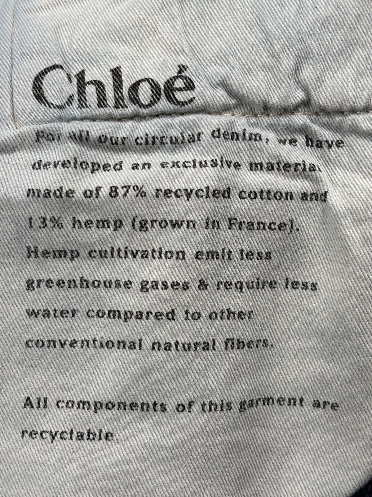 Chloe Merapi Flared Faded Denim Jeans Size 27" / US 4 / IT 40 - 15 Thumbnail