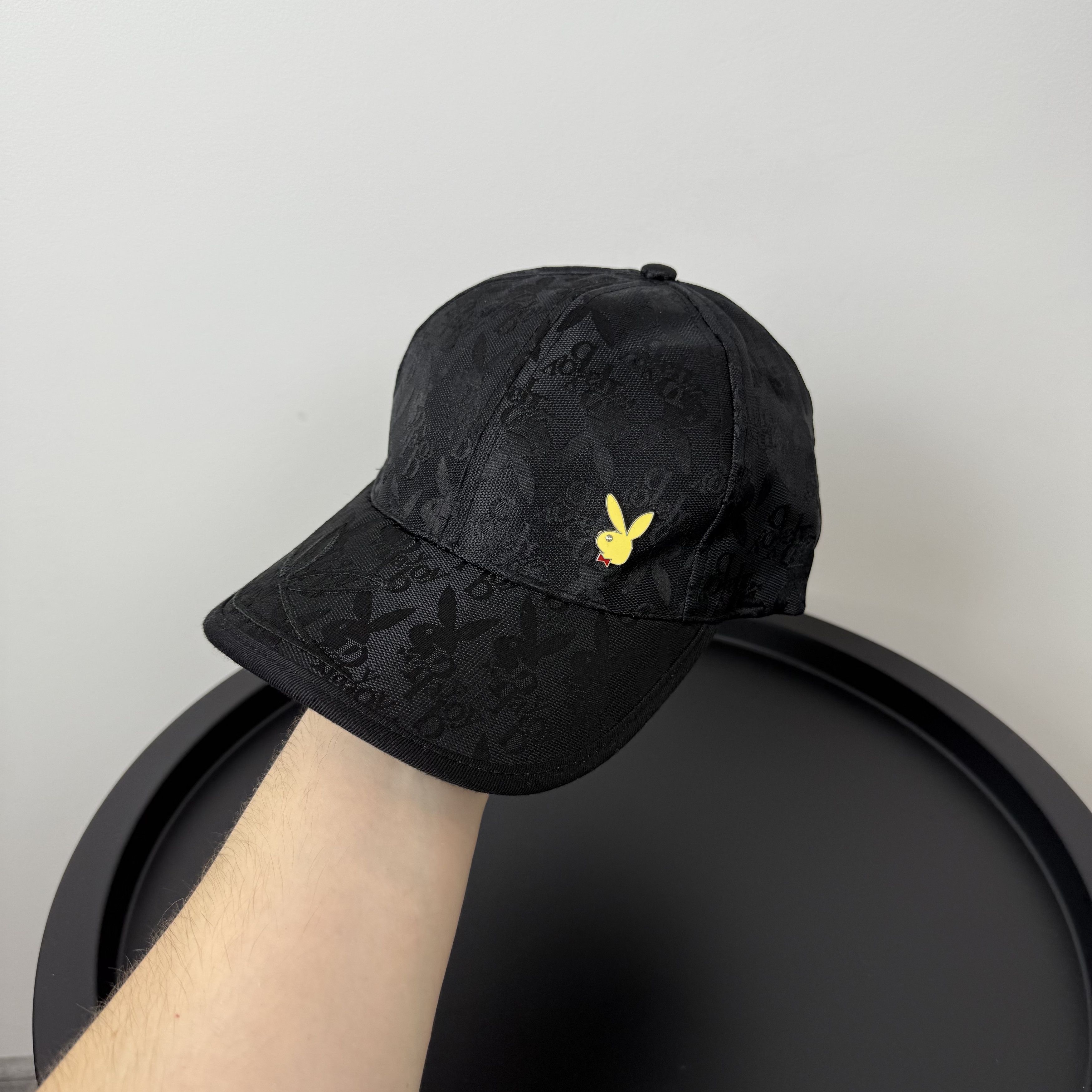 Playboy Vintage PLAYBOY Y2K Black Canvas Baseball Cap Hat Size ONE SIZE - 1 Thumbnail