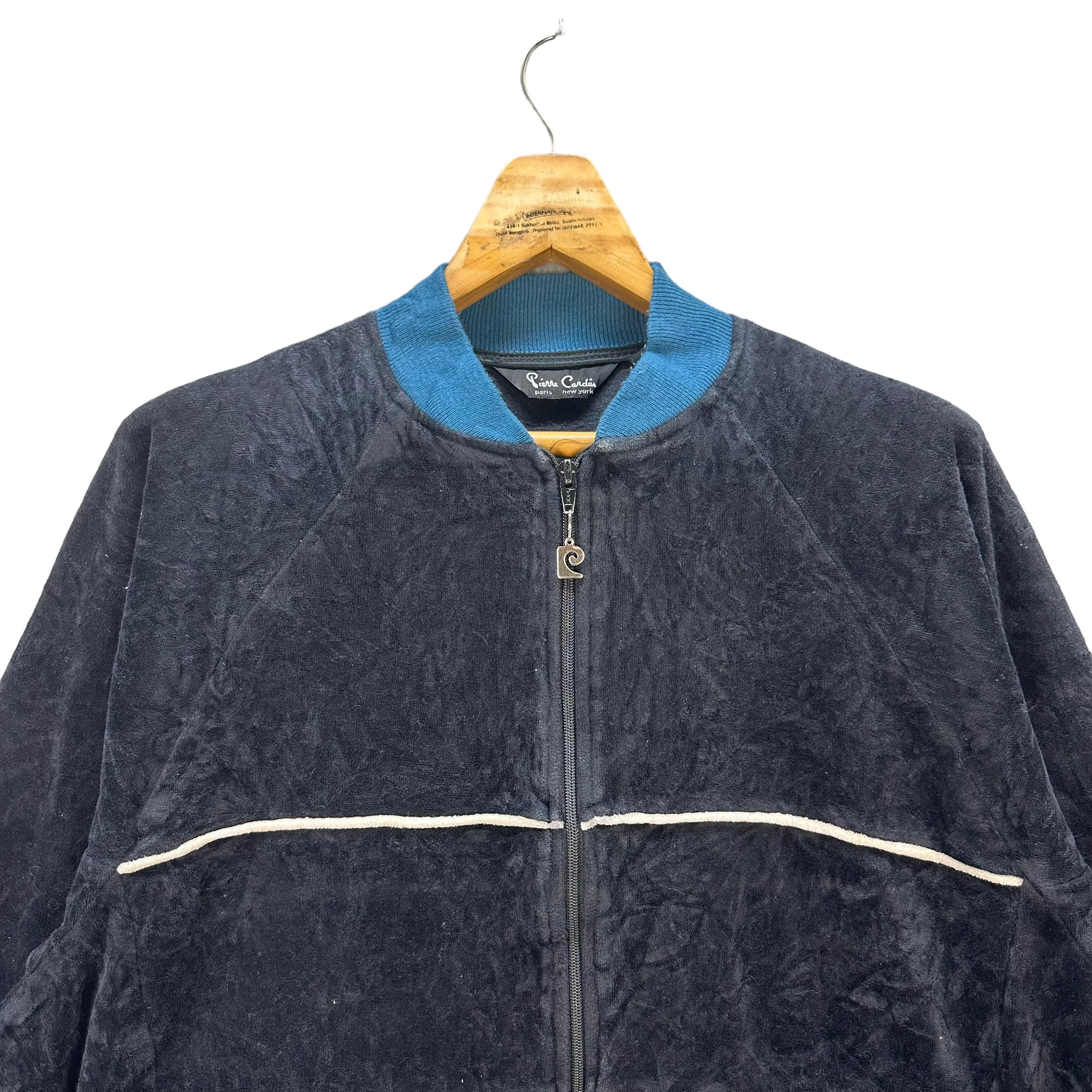 Pierre Cardin 90's PIERRE CARDIN COLORBLOCK VELVET JACKET #8615-017 Size US L / EU 52-54 / 3 - 2 Thumbnail