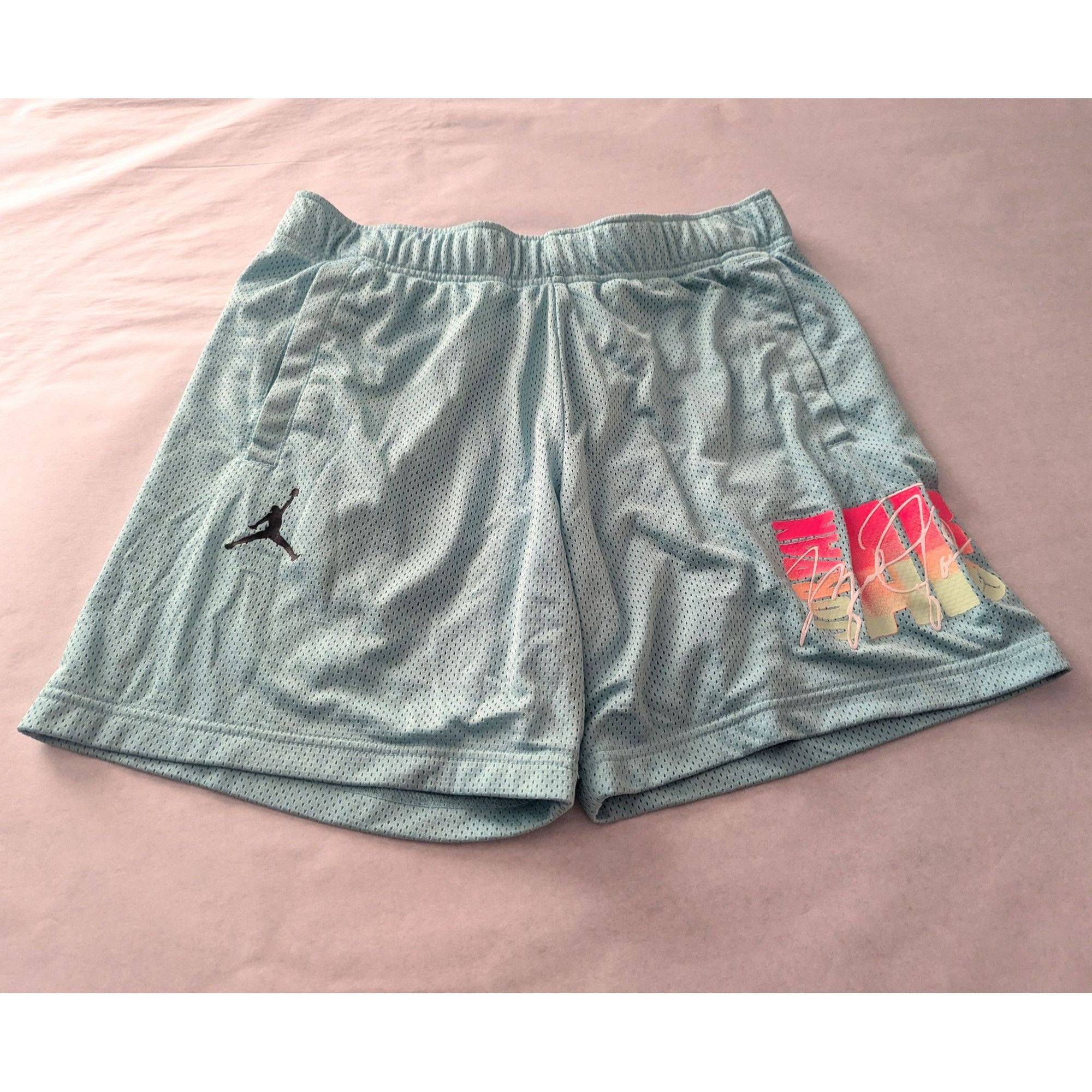 Nike Nike Jordan Men's Basketball Shorts Standard Fit Teal Size M Size US 34 / EU 50 - 3 Thumbnail