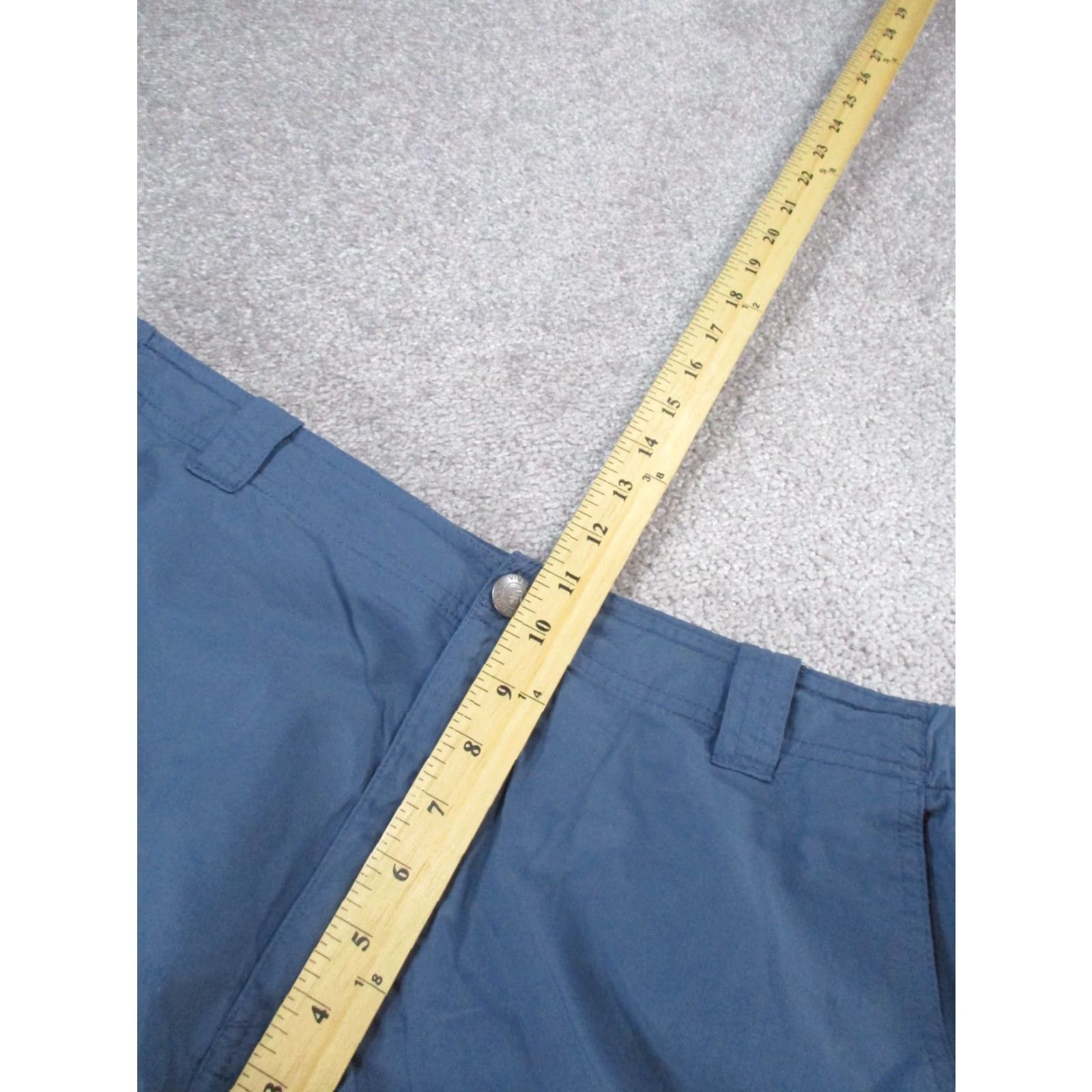 Vintage Columbia Shorts Mens 38 Omnishade Blue Nylon Lightweight Cargo 10" Size US 38 / EU 54 - 6 Thumbnail