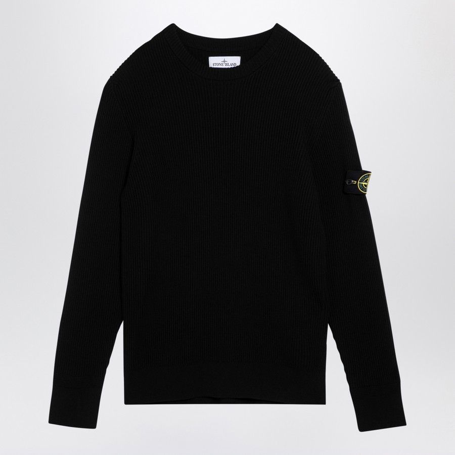 Stone Island o1d2blof0624 Wool Sweaters in Black Size US XXL / EU 58 / 5 - 1 Thumbnail