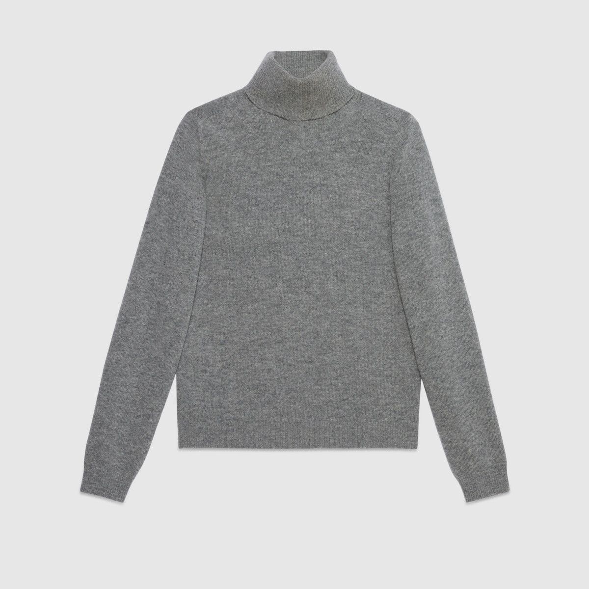 Gucci o1s1wg110925 Wool Sweater With Gucci Patch in Grey Size US XXL / EU 58 / 5 - 1 Thumbnail
