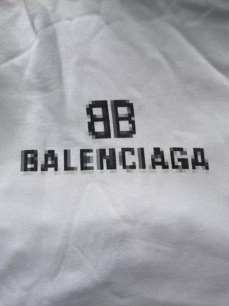 Balenciaga Balenciaga Monogrammed fleece drawstring hooded sweatshirt Size US M / EU 48-50 / 2 - 3 Thumbnail