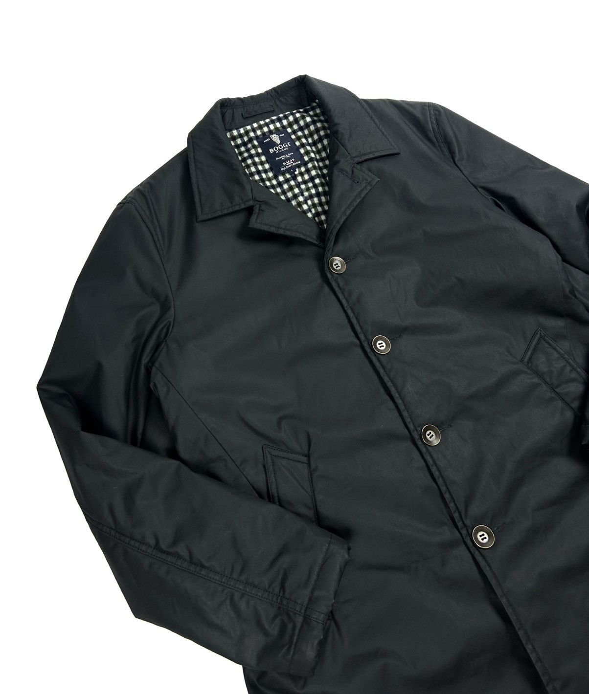 Boggi Vintage Boggi Milano Heavy Coat Wool Blend Black Men’s L Size US L / EU 52-54 / 3 - 6 Thumbnail