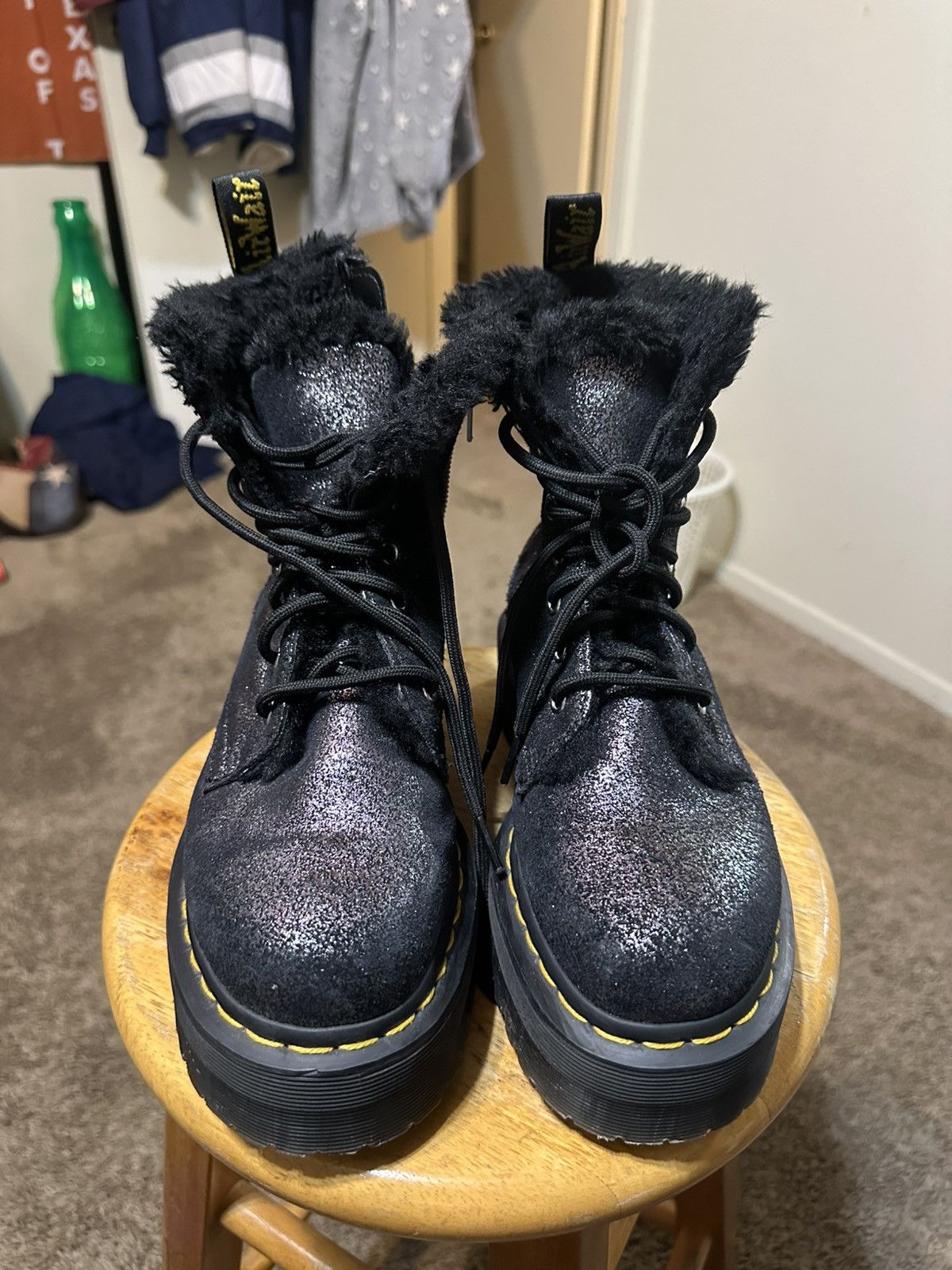 Dr. Martens Vintage Dr. Martens Jadon leather platform boots size 6 Size US 6 / IT 36 - 3 Thumbnail