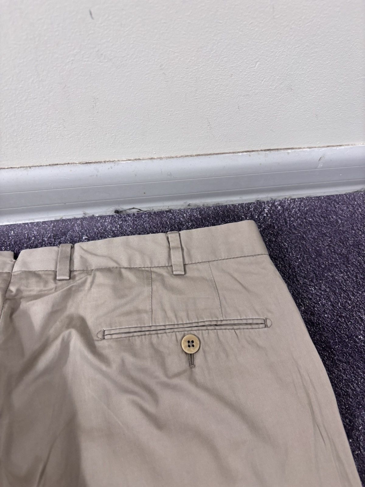 Ermenegildo Zegna Ermenegildo Zegna Men’s Beige Chino Pants Trousers Size US 36 / EU 52 - 20 Thumbnail