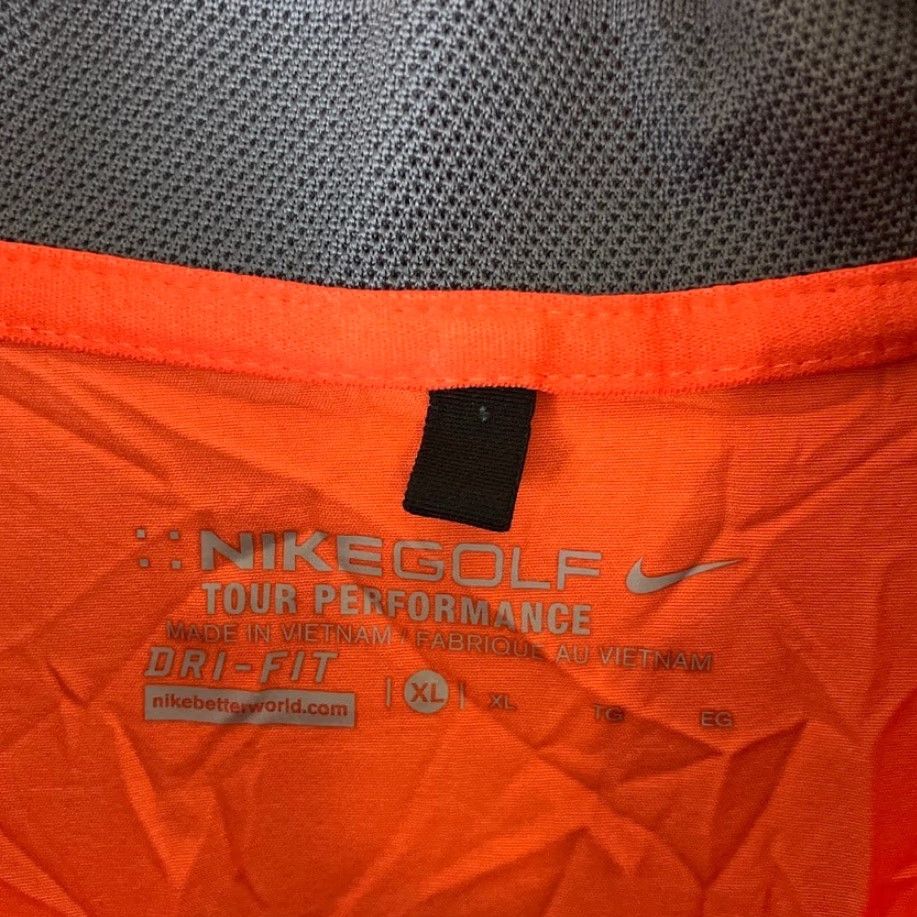 Nike Nike Golf Vest Mens Orange Beacon Dry Fit Tour Performance XL Stretch Sleeveless Polo? Size US XL / EU 56 / 4 - 6 Thumbnail
