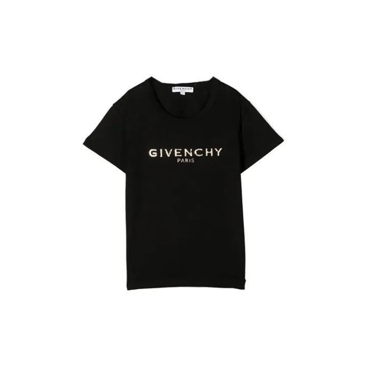 Givenchy Givenchy Givenchy Kids Black Logo Print Short Sleeve Tshir Size US M / EU 48-50 / 2 - 1 Thumbnail