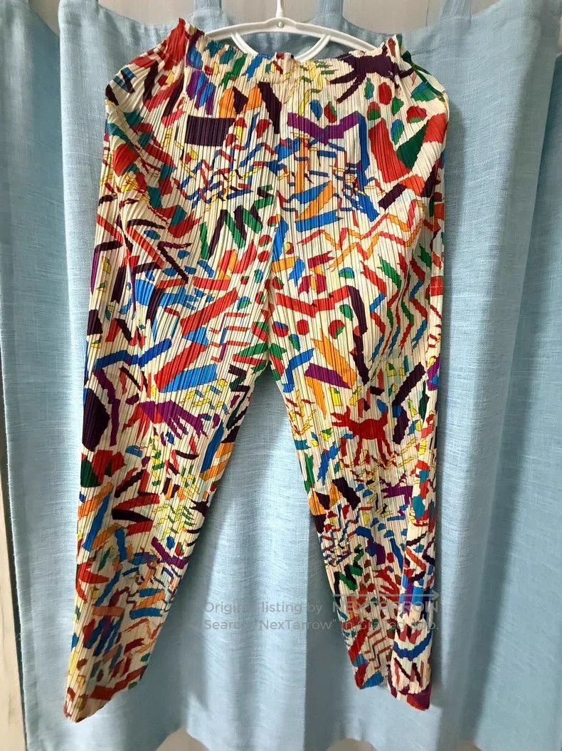 Issey Miyake size:3 Color-Block Pants