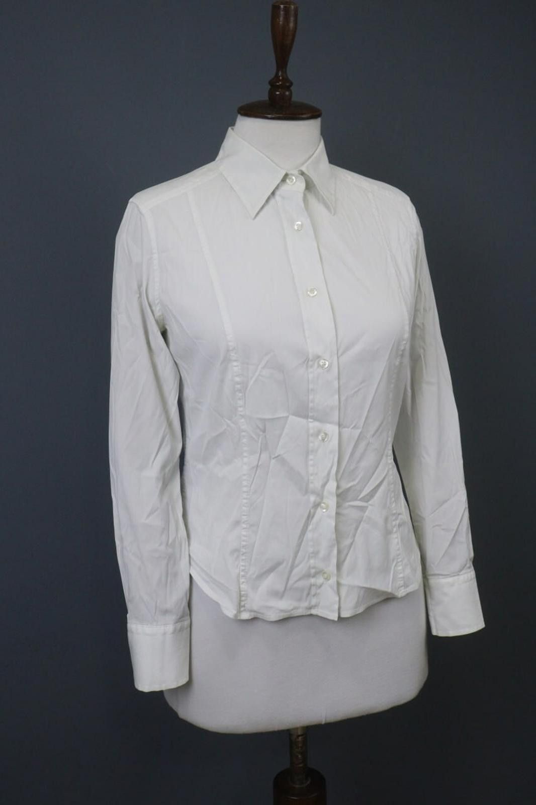 Etro Etro White Cotton Collar Regular Fit Shirt Top Size 44 Size M / US 6-8 / IT 42-44 - 6 Thumbnail