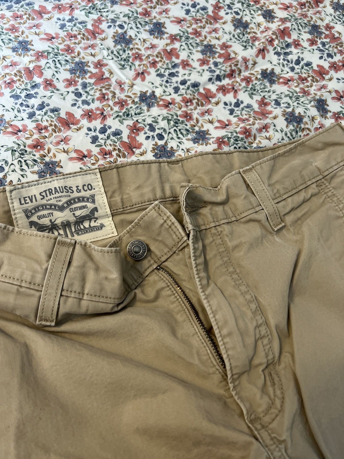 Levi's Levis Khaki Chino Size US 29 - 3 Thumbnail