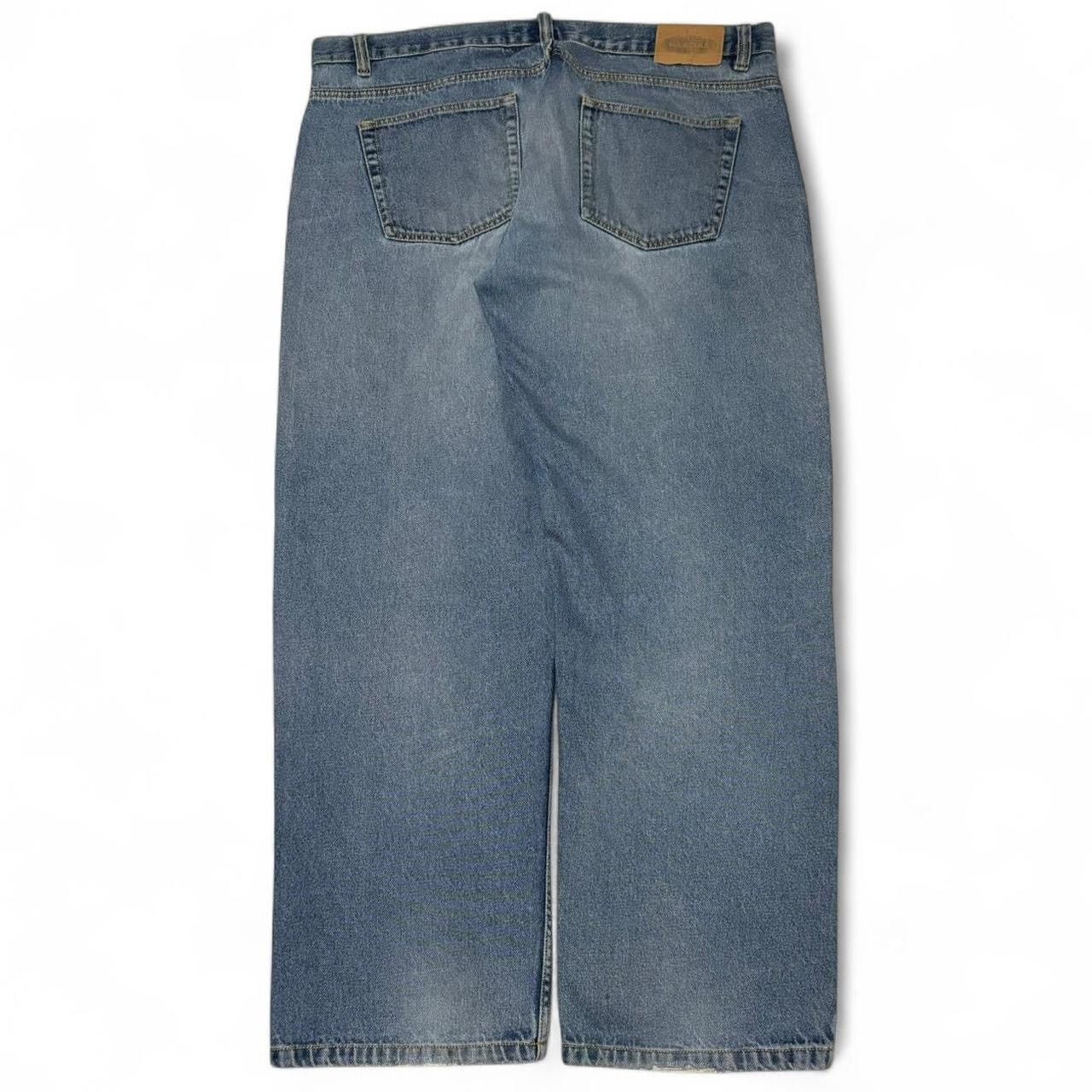 Vintage Vintage 00s Faded Blue Baggy Denim Jeans Size US 40 / EU 56 - 6 Thumbnail