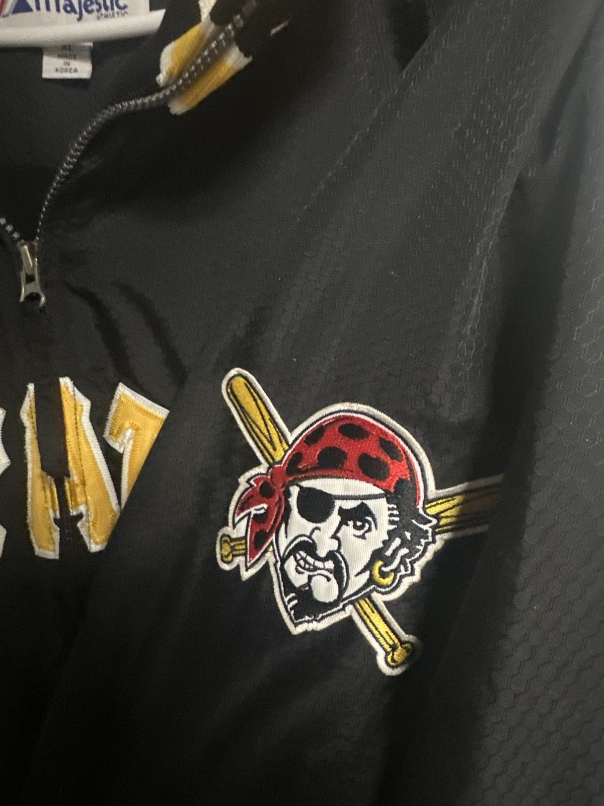 MLB × Majestic Pittsburgh Pirates Majestic Jacket Size US XL / EU 56 / 4 - 4 Thumbnail