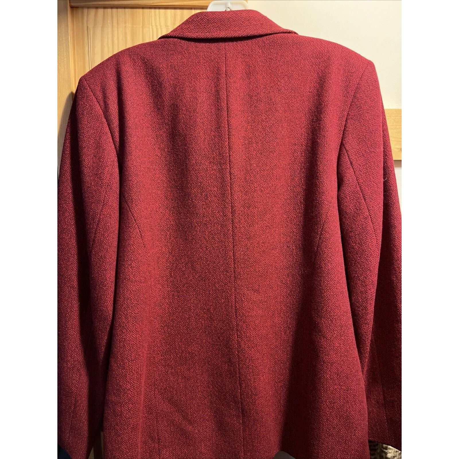 Pendleton Pendleton Women’s Size 12 Red Wool Long Sleeve 5 Button Coat Size XL / US 12-14 / IT 48-50 - 8 Thumbnail