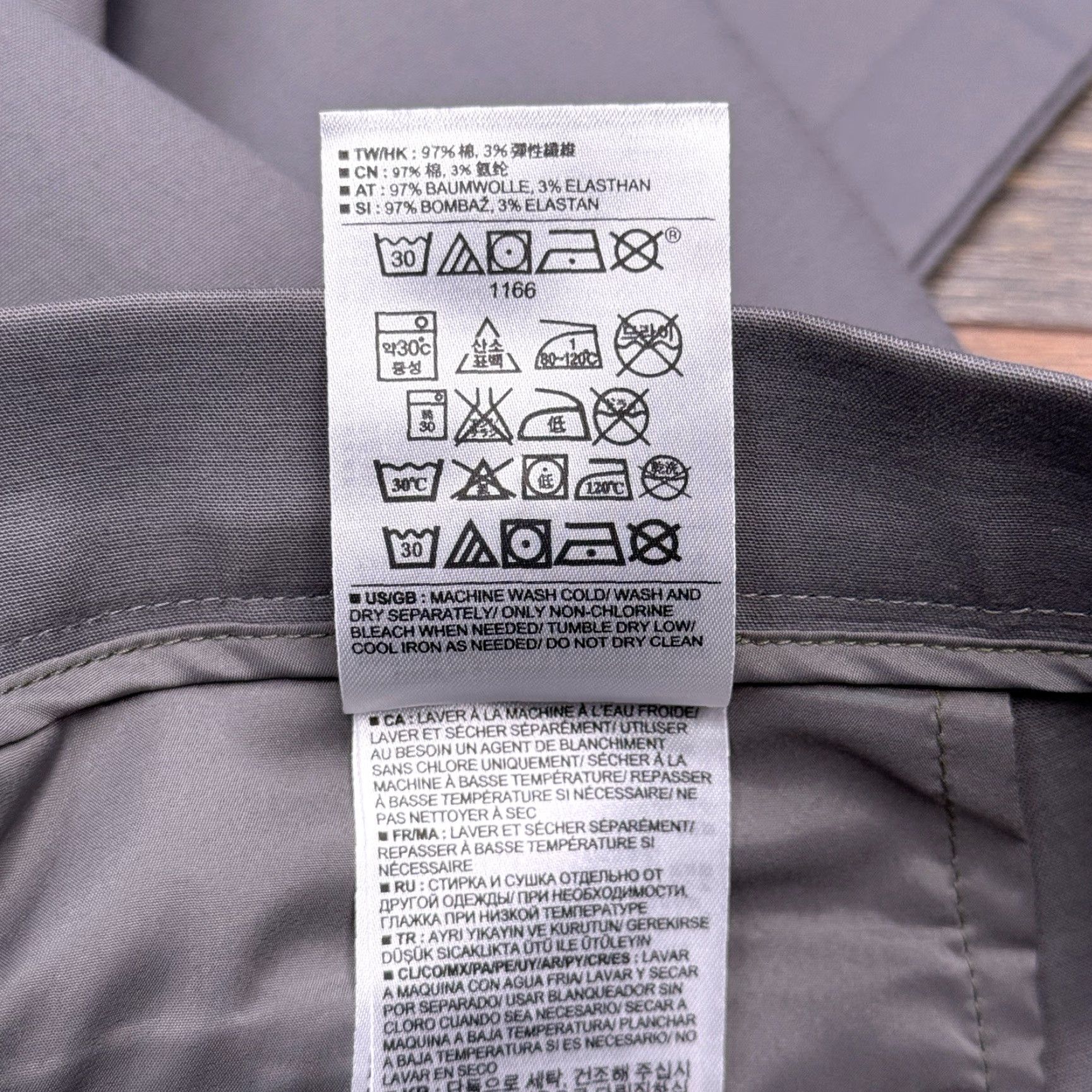 Banana Republic Banana Republic Addison Pants Womens 10 Gray Mid Rise Stretch Zip Pockets Size 32" / US 10 / IT 46 - 7 Thumbnail