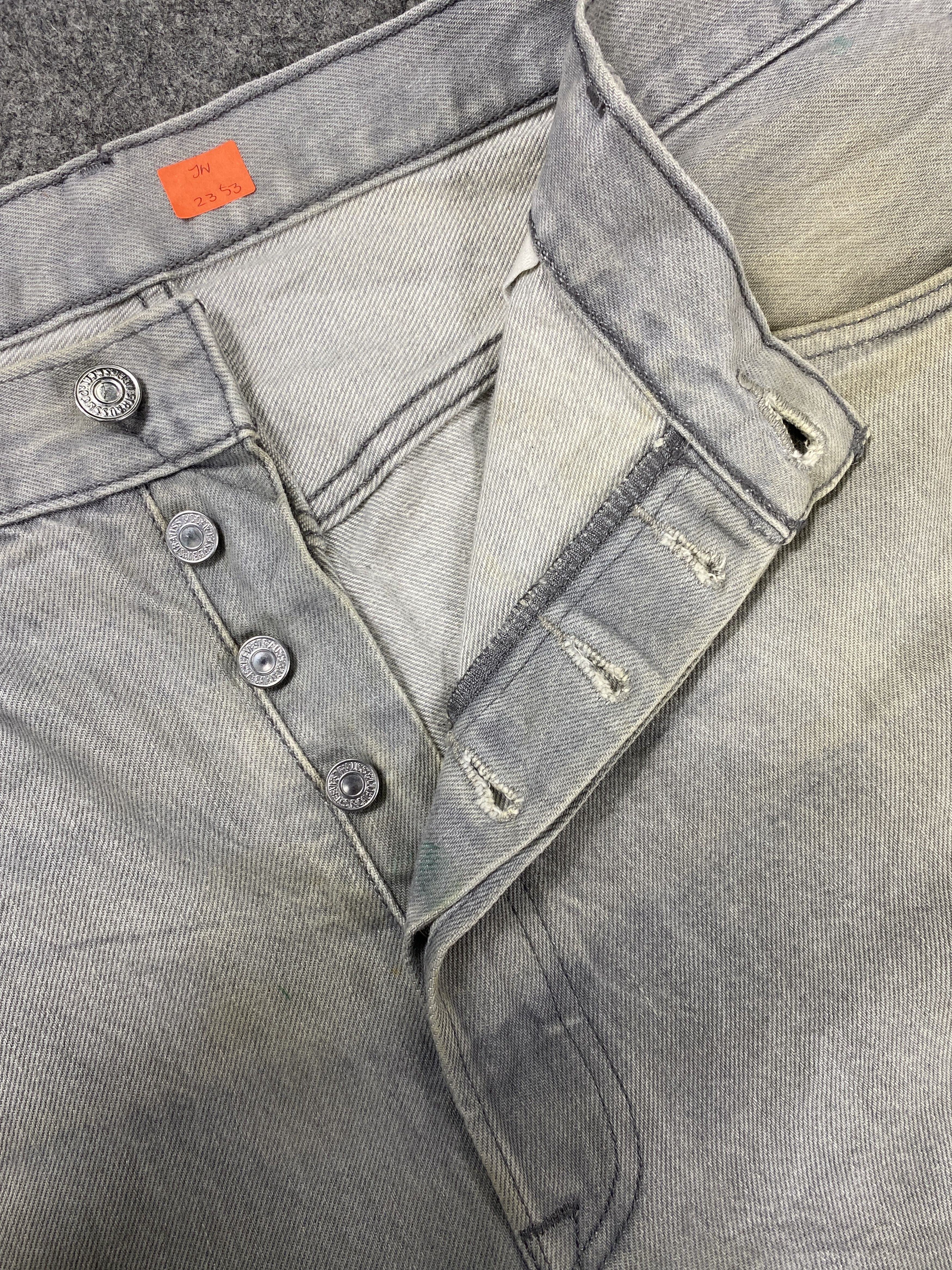 Levi's Light Wash Grey Vintage Levi's 501 40x27.5 Denim -JN2353 Size US 40 / EU 56 - 6 Thumbnail