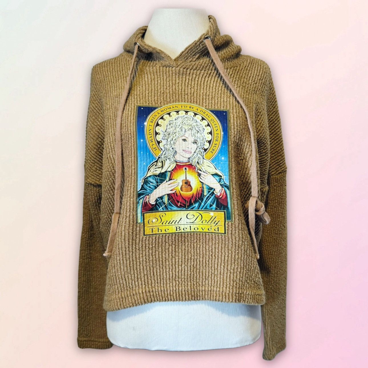 Other Saint Dolly, Beloved, Custom, Khaki Tan, Hooded Knit Sweater Size XS / US 0-2 / IT 36-38 - 1 Thumbnail