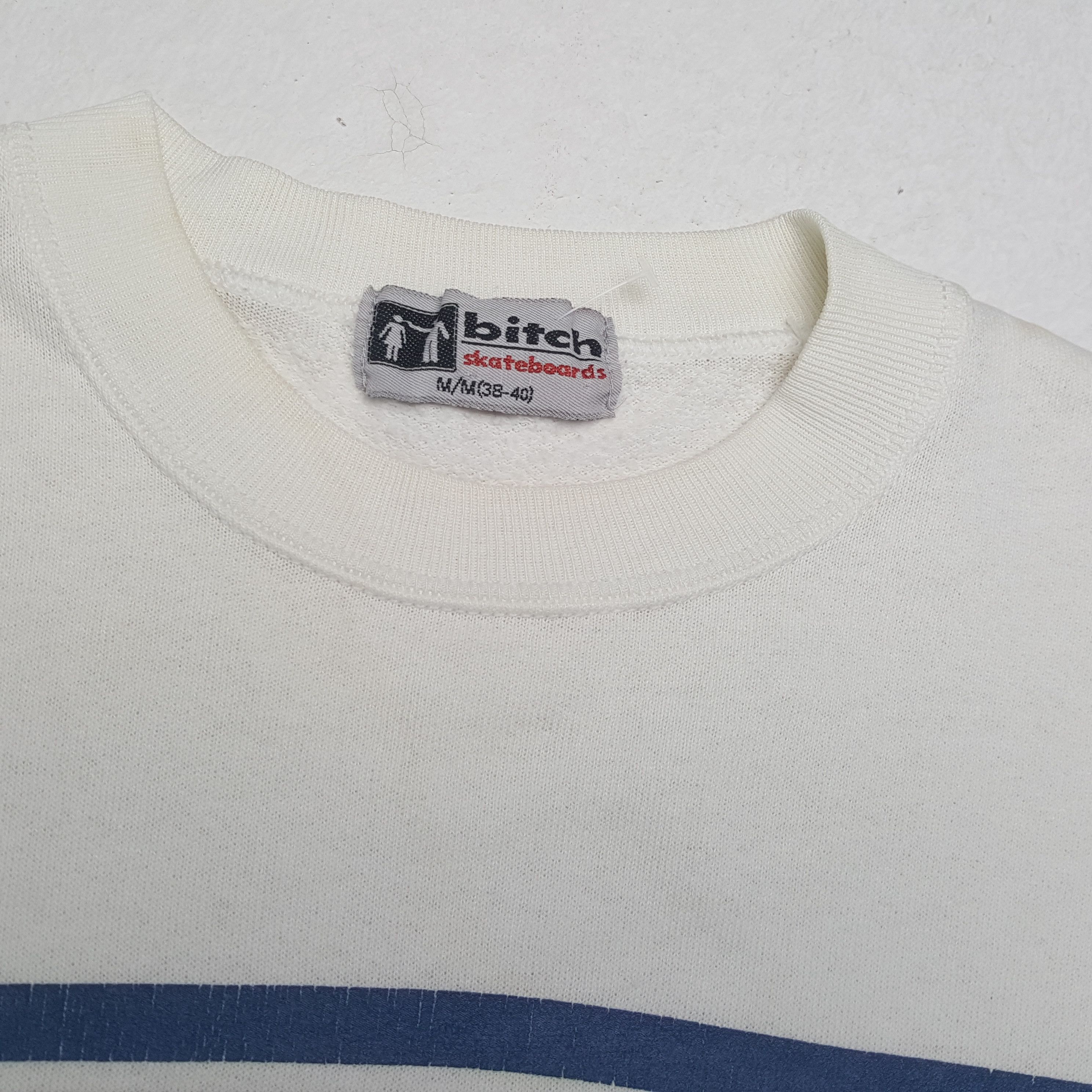 Vintage BITCH SKATEBOARDS Streetwear Style Vintage Sweatshirt Size US M / EU 48-50 / 2 - 9 Thumbnail