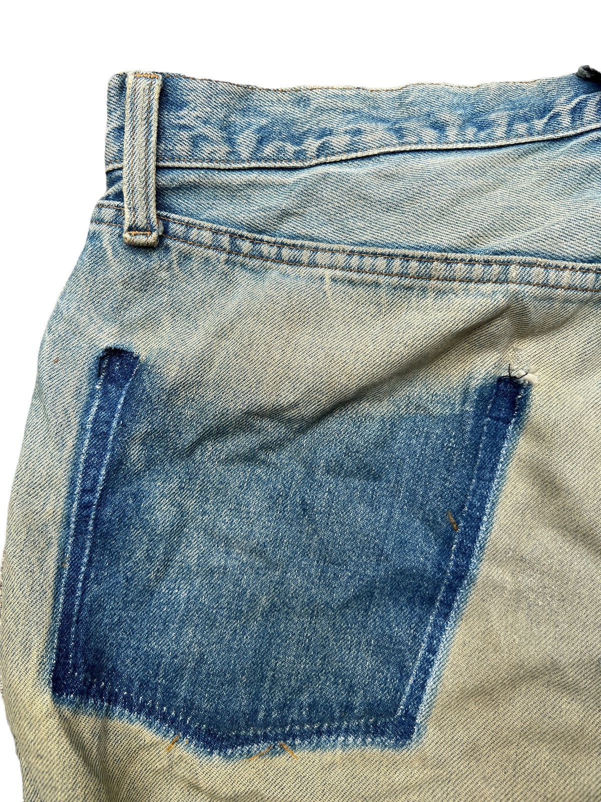 Levi's Vintage Clothing Vintage 80s Levi’s 501 Selvedge Distressed Denim Jeans 32x31 Size US 32 / EU 48 - 12 Thumbnail
