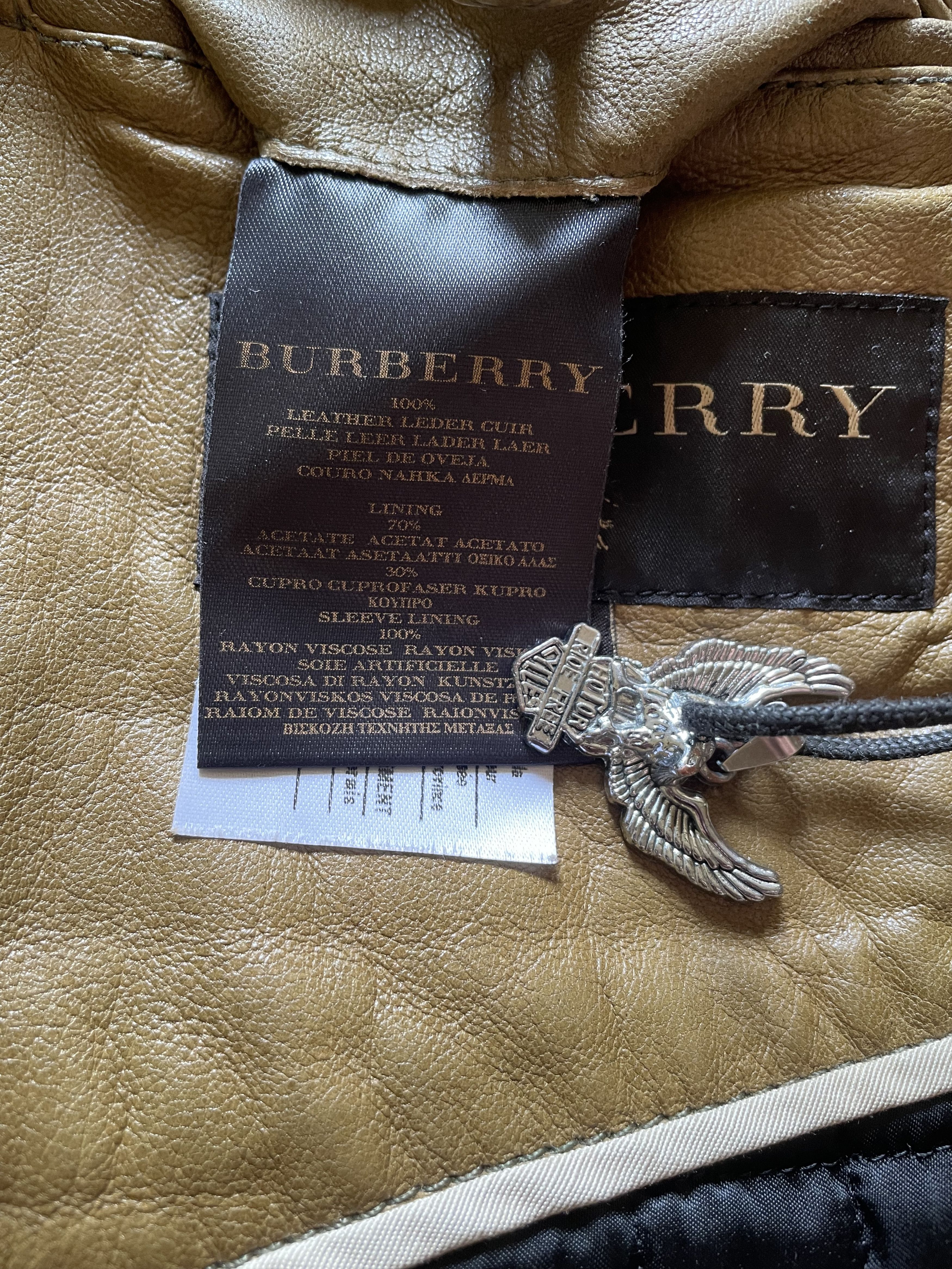Burberry Burberry Leather Avirex Bomber Jacket Size US L / EU 52-54 / 3 - 8 Thumbnail