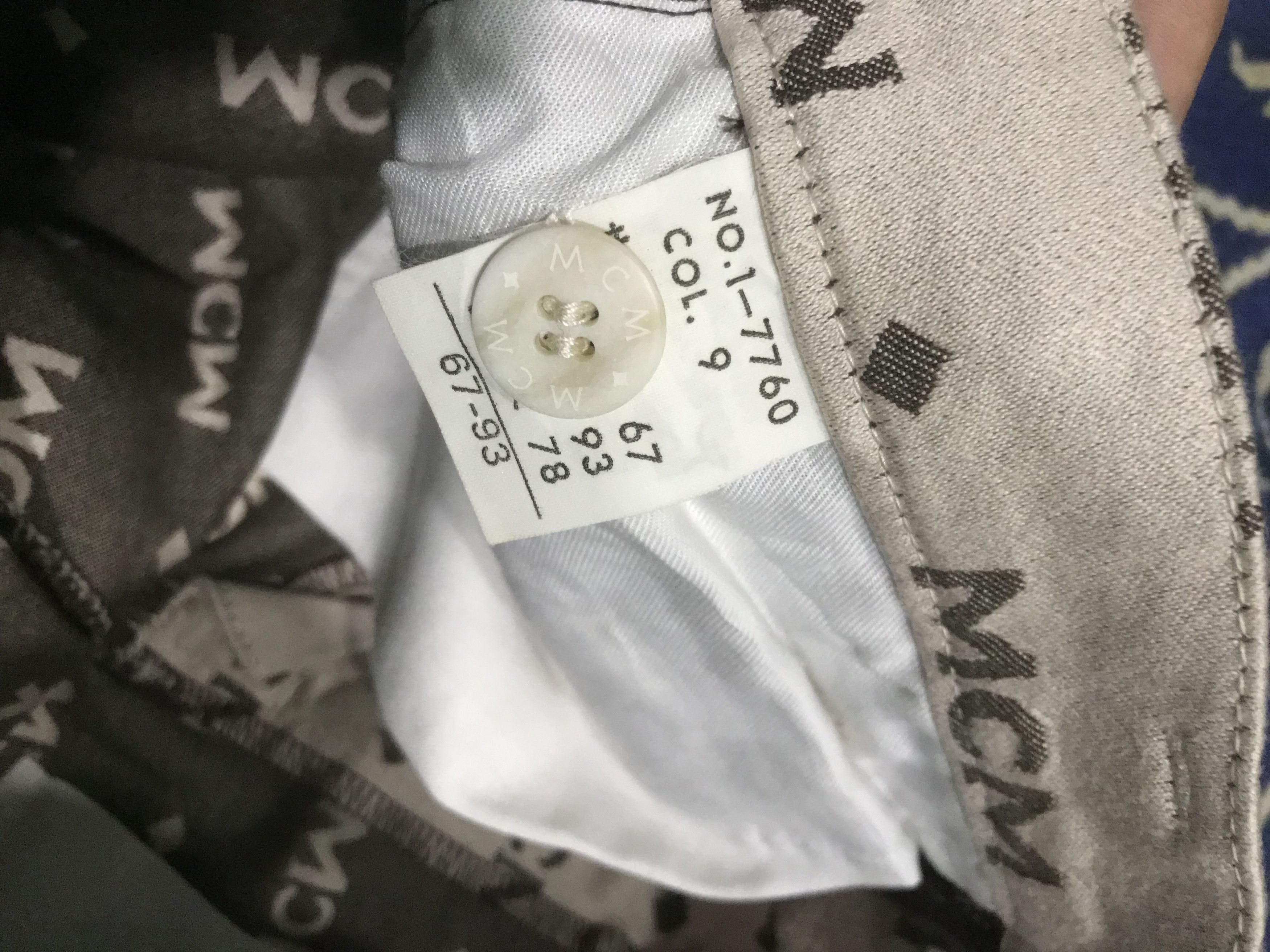 Designer × If Six Was Nine × MCM VINTAGE MCM LEGERE MONOGRAM PANTS Size US 26 / EU 42 - 6 Thumbnail