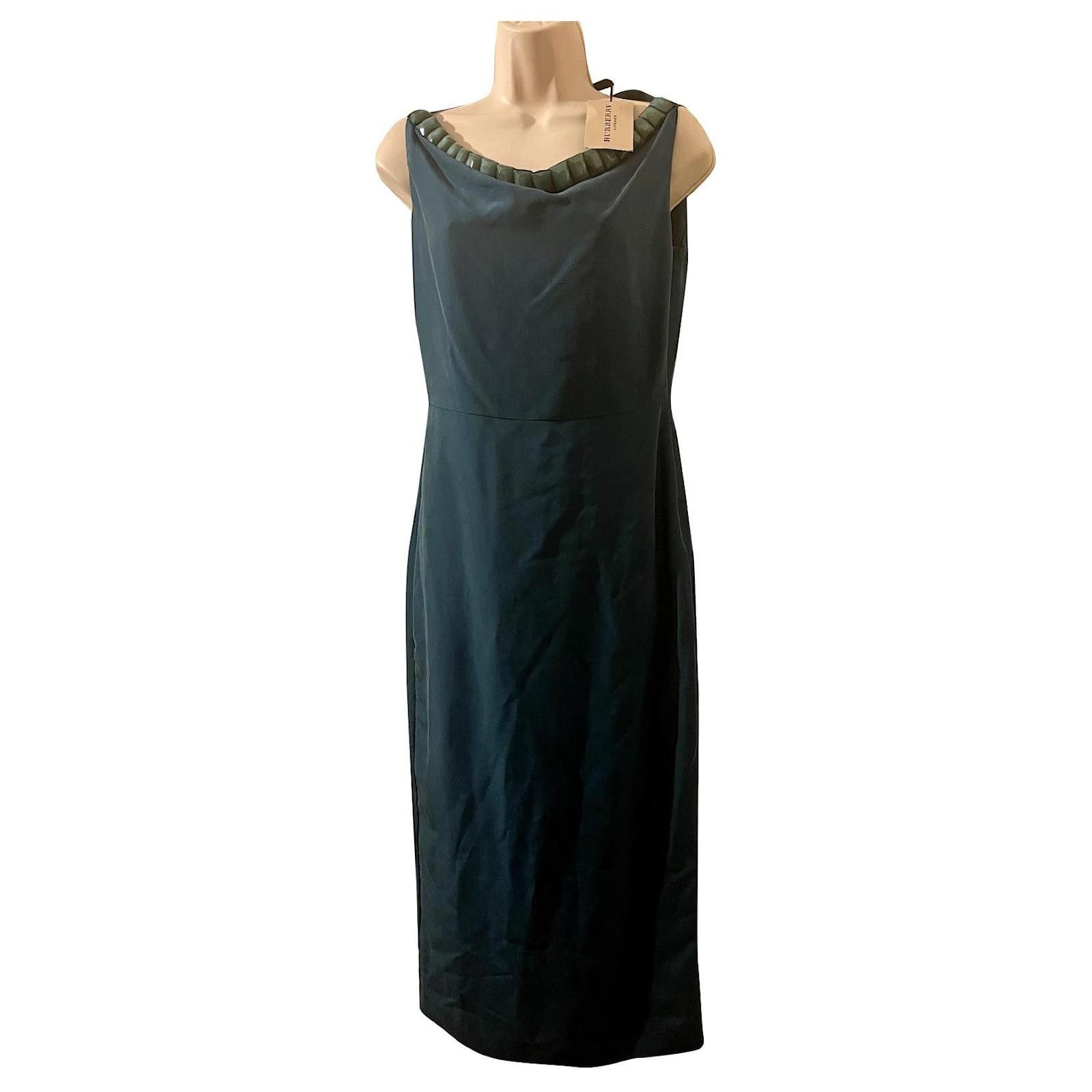 Burberry Burberry shantung silk dress NEW Size S / US 4 / IT 40 - 1 Thumbnail