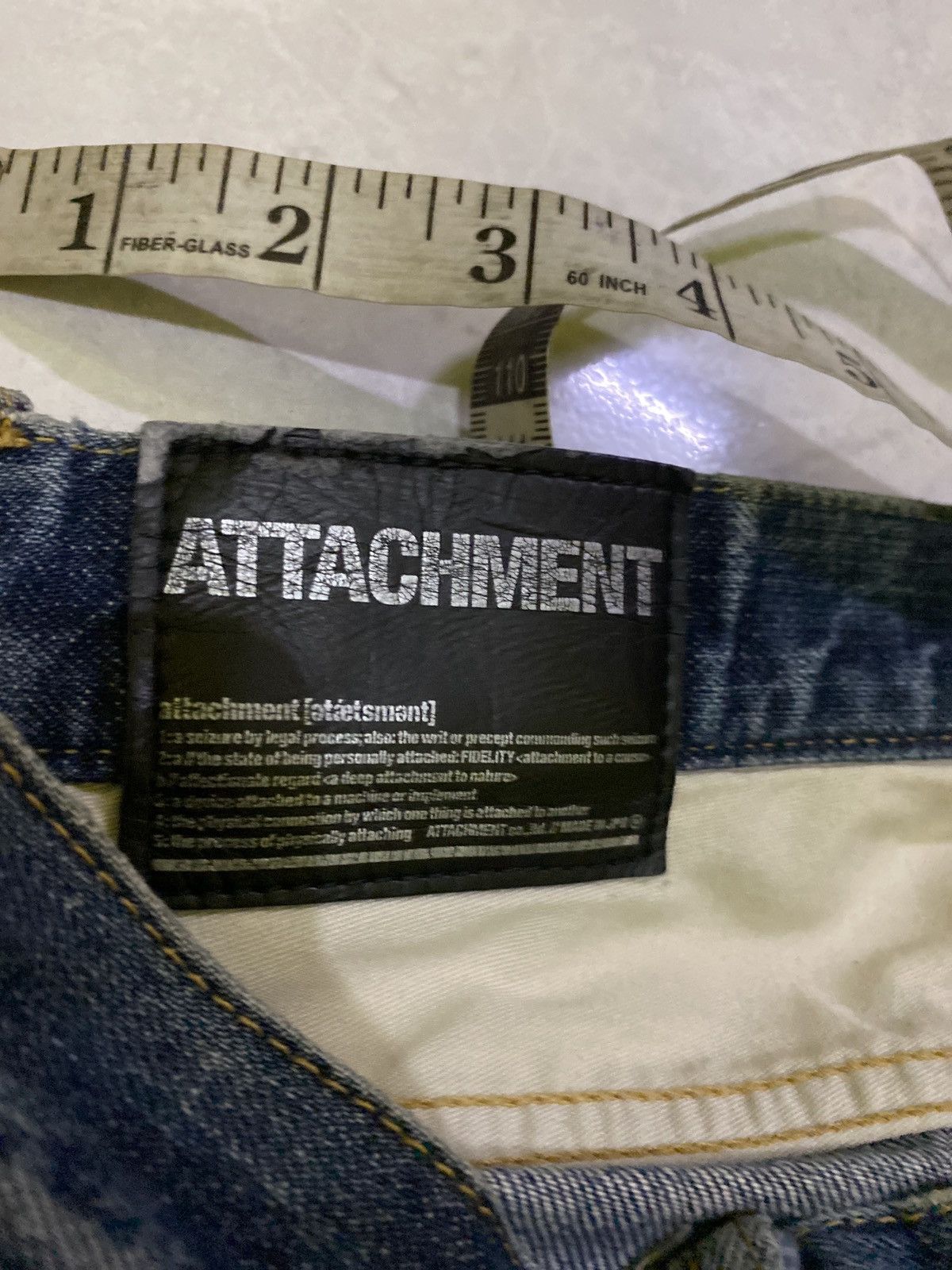 Attachment curved denim ripped jeans Size US 32 / EU 48 - 3 Thumbnail