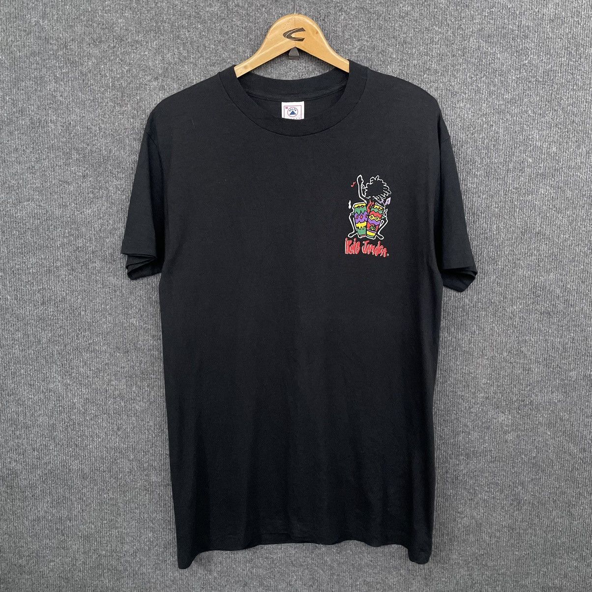 Bob Marley × Rap Tees × Vintage Vintage 1990s Irie Jamaica World Peace Reggae Rap Tee Size US M / EU 48-50 / 2 - 5 Thumbnail