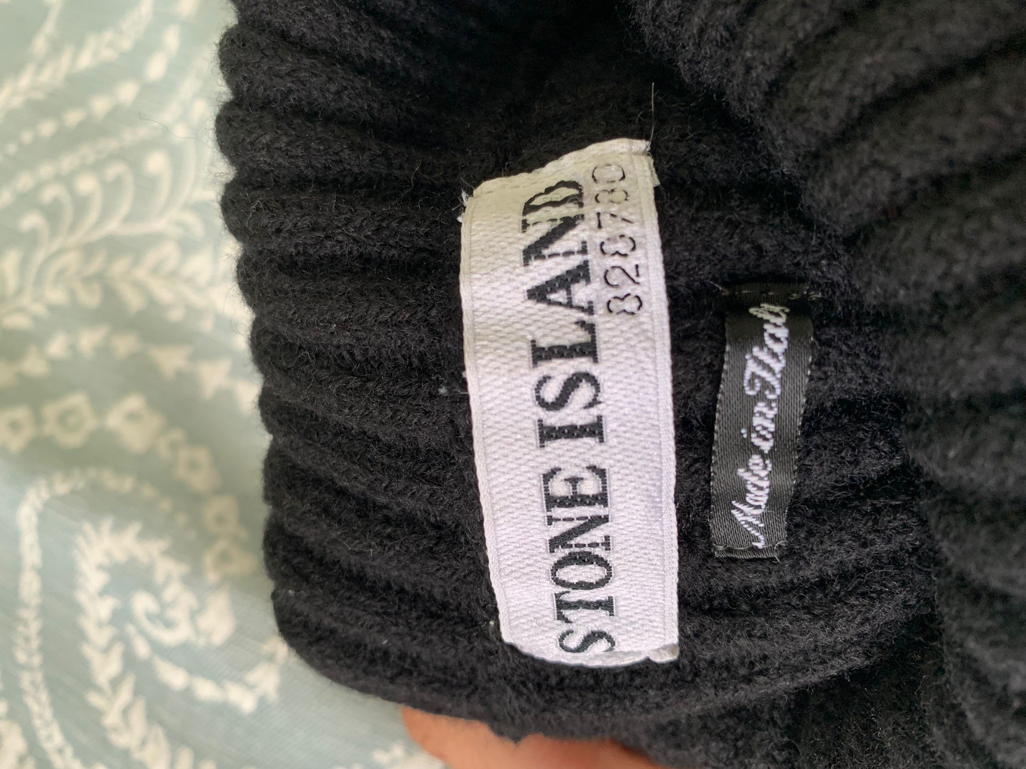 Stone Island Vintage Stone Island AW/01 Wool Ribbed Turtleneck Size US S / EU 44-46 / 1 - 6 Thumbnail