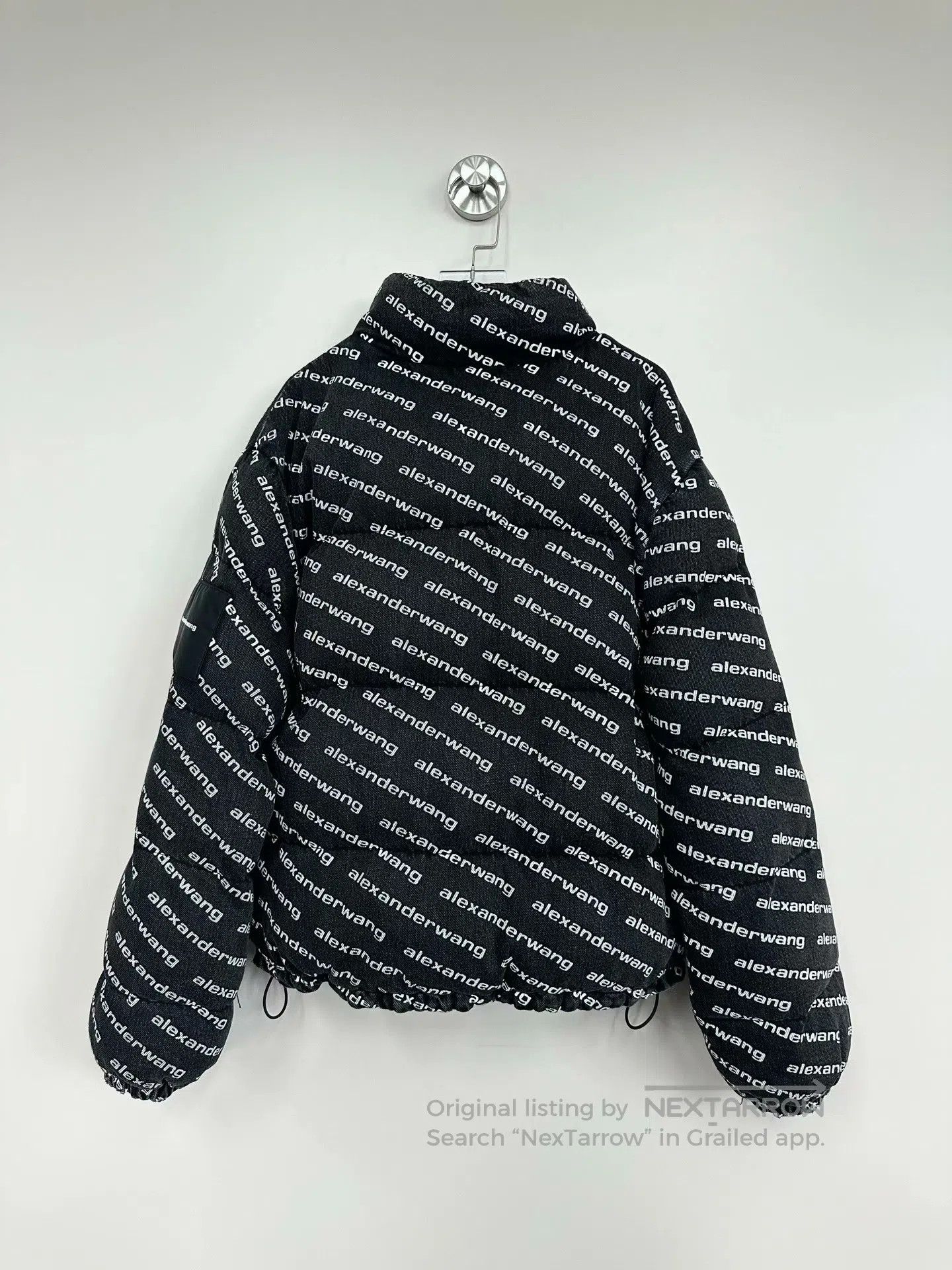 Alexander Wang Alexander Wang Black full print logo cotton coat| Size US S / EU 44-46 / 1 - 2 Thumbnail