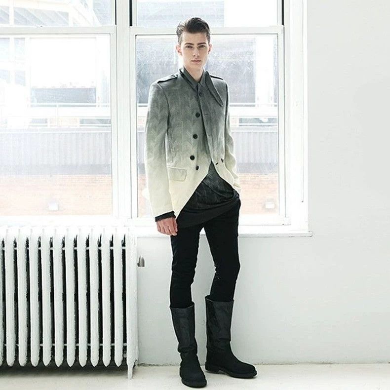 Ann Demeulemeester Ann Demeulemeester Men's suit jacket Size US S / EU 44-46 / 1 - 9 Thumbnail