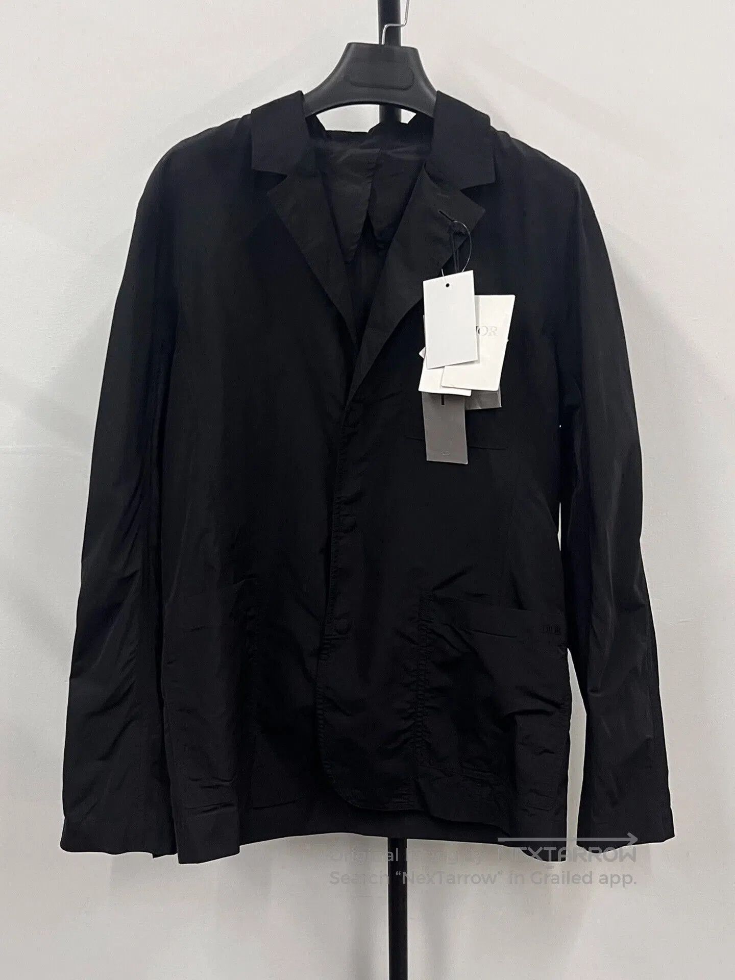 Dior dior ss22 foldable suit jacket in black. Size US L / EU 52-54 / 3 - 1 Thumbnail