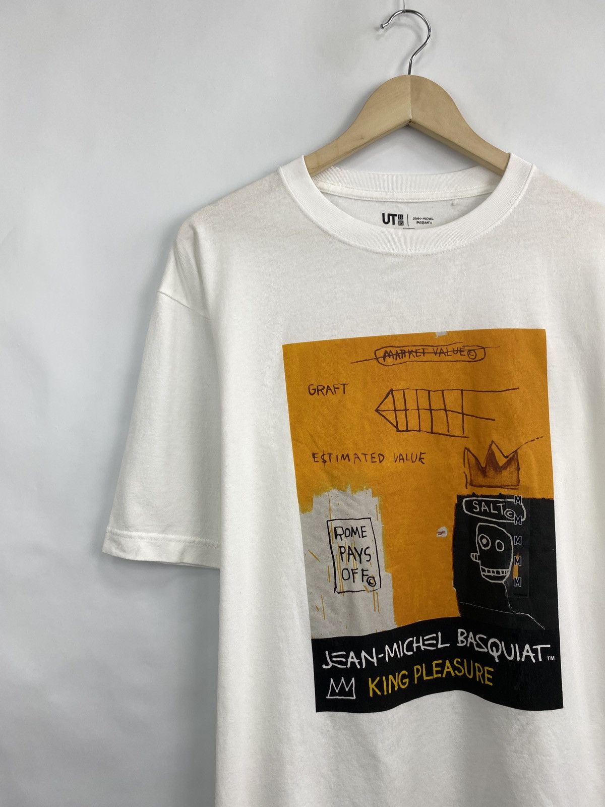 Uniqlo Y2K Uniqlo Jean Michel Basquiat King Pleasure Art T-Shirt Size US M / EU 48-50 / 2 - 2 Thumbnail