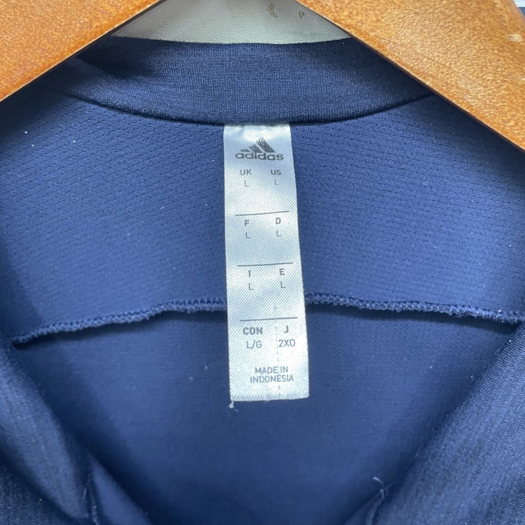 Adidas Adidas Jacket Mens Size L Blue Athletic Zip-Up Basic Jacket Size US L / EU 52-54 / 3 - 4 Thumbnail