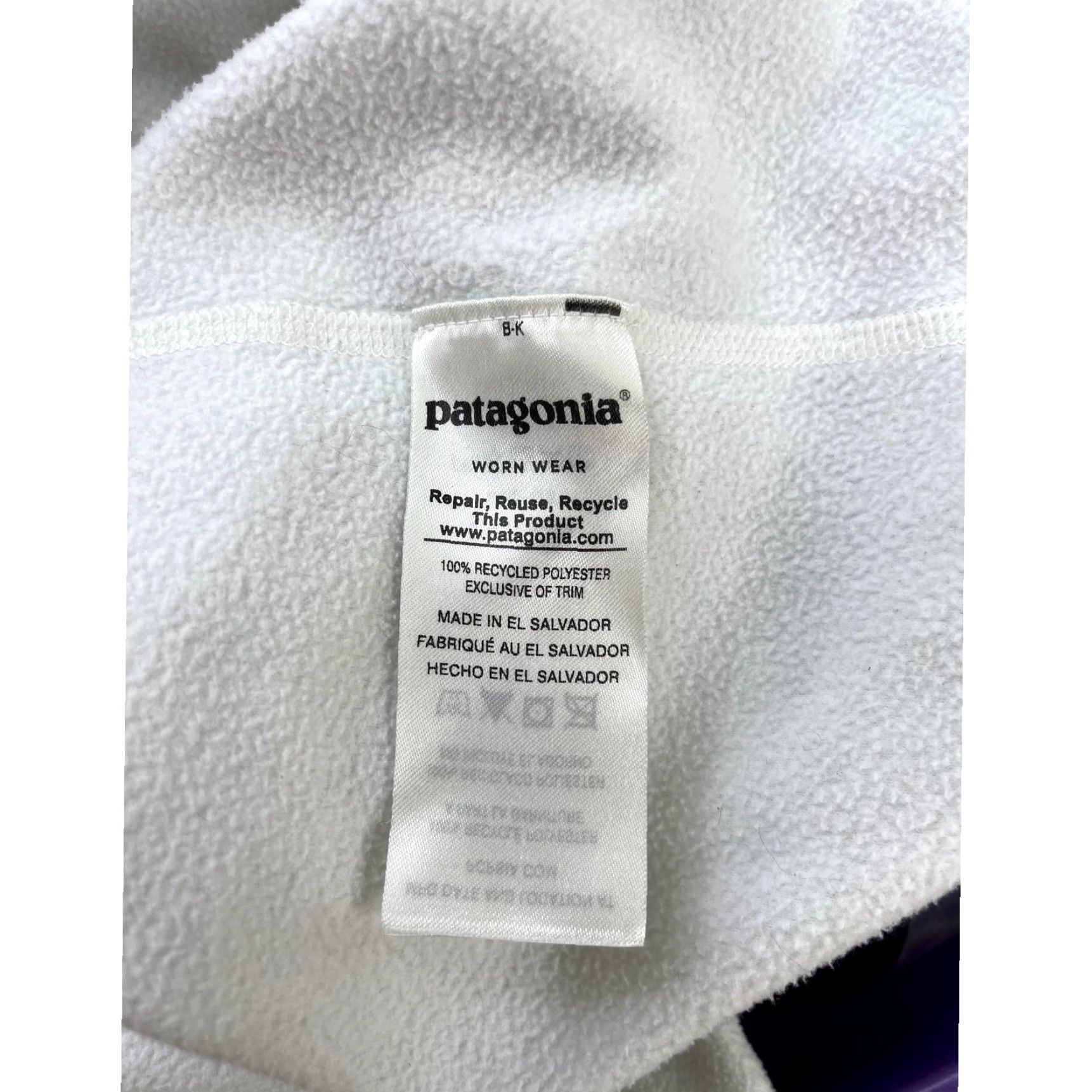 Patagonia Patagonia Women's Micro D Fleece Jacket Size Small White Size S / US 4 / IT 40 - 6 Thumbnail