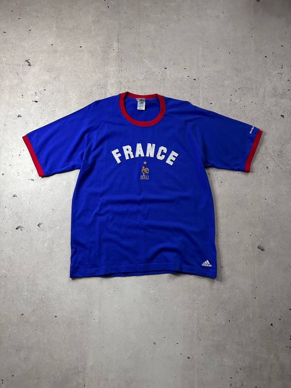 Adidas × Vintage Adidas France National Football Soccer Team 2004 T-Shirt Size US L / EU 52-54 / 3 - 1 Thumbnail