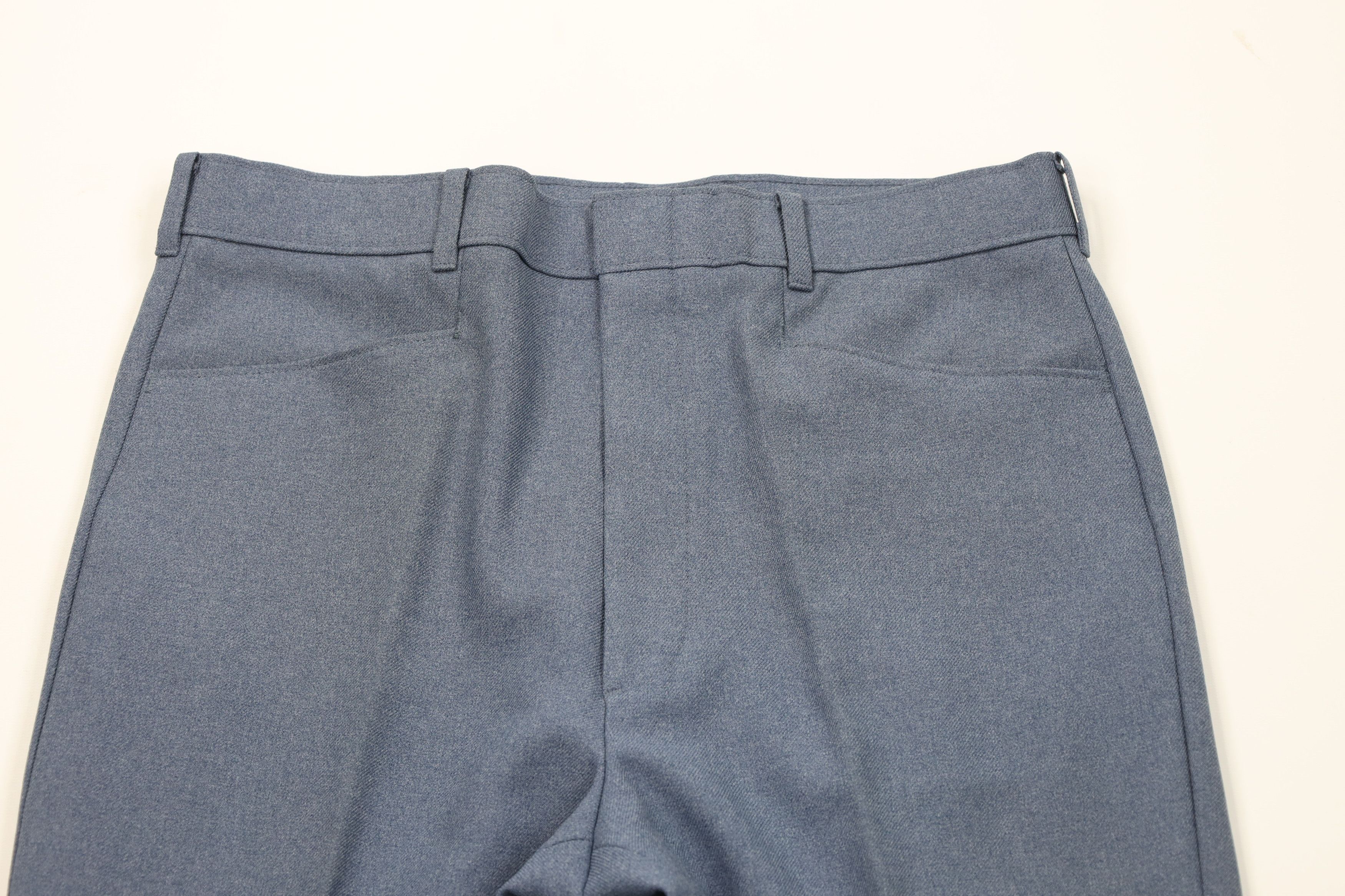 Levi's Vintage 80s Levis Knit Chino Pants Trousers Blue USA Size US 34 / EU 50 - 2 Thumbnail