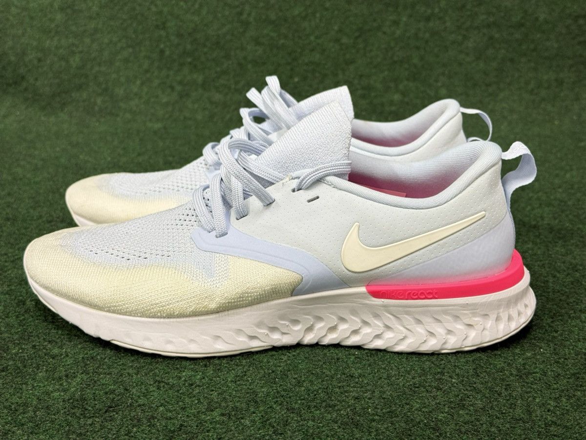 Nike Nike Odyssey React 2 Flyknit Hydrogen Blue White AH1016-401 Size US 10 / IT 40 - 1 Thumbnail