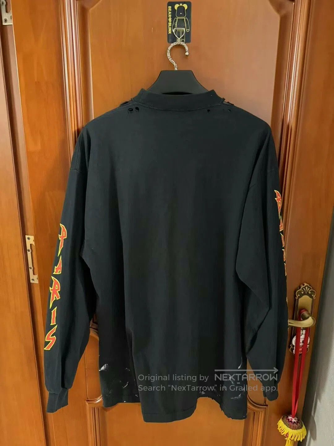 Balenciaga balenciaga flame hole long sleeve sweatshirt. Size US XL / EU 56 / 4 - 3 Thumbnail