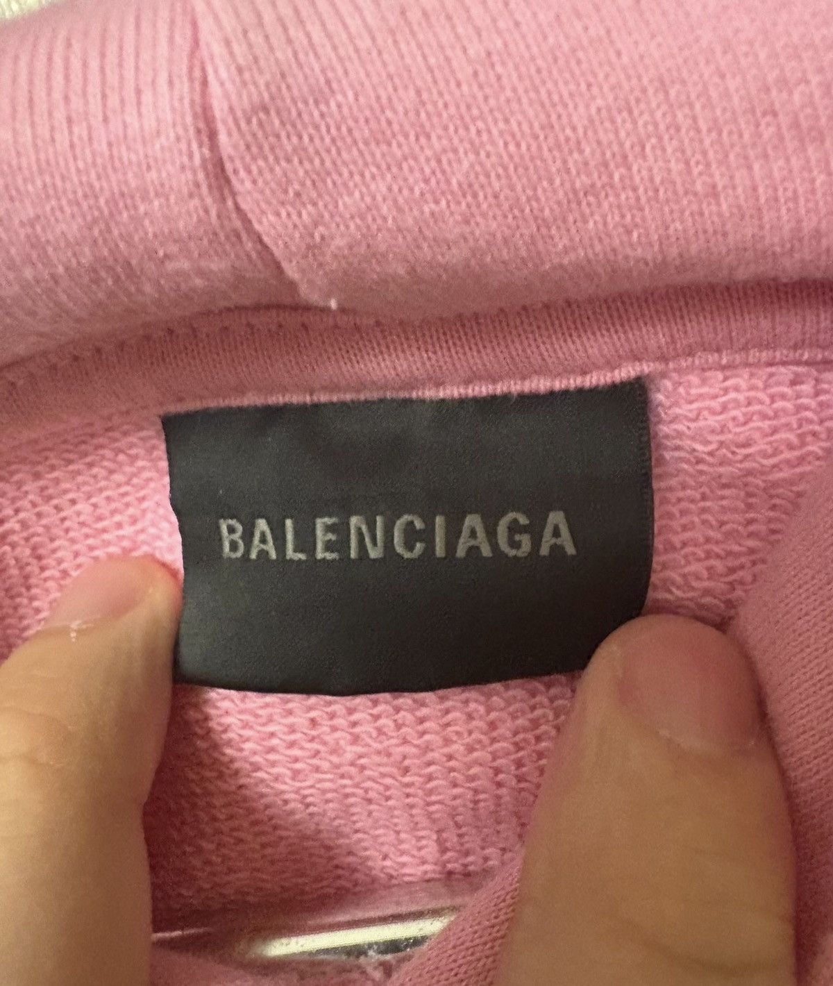 Balenciaga Balenciaga Pink Paint Splatter Logo Hoodie Size US S / EU 44-46 / 1 - 4 Thumbnail