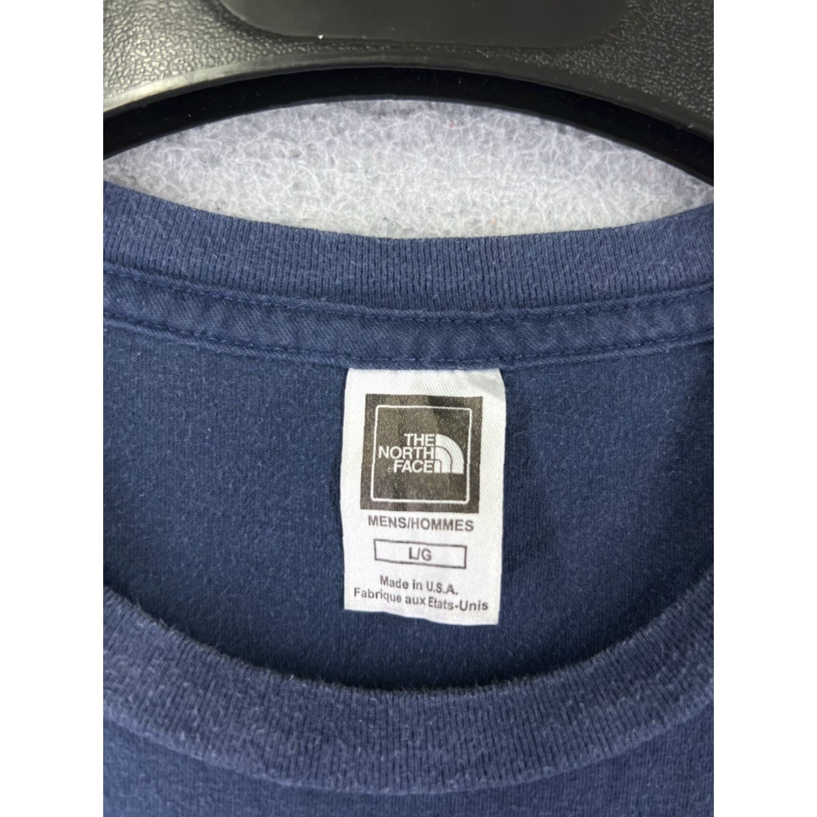 The North Face The North Face Shirt Men Adult Large Blue Short Sleeve Crew Neck Cotton Jersey T-Shirt 90s Outdoor Camp Hiking Regular Fit Mens Size US L / EU 52-54 / 3 - 7 Thumbnail