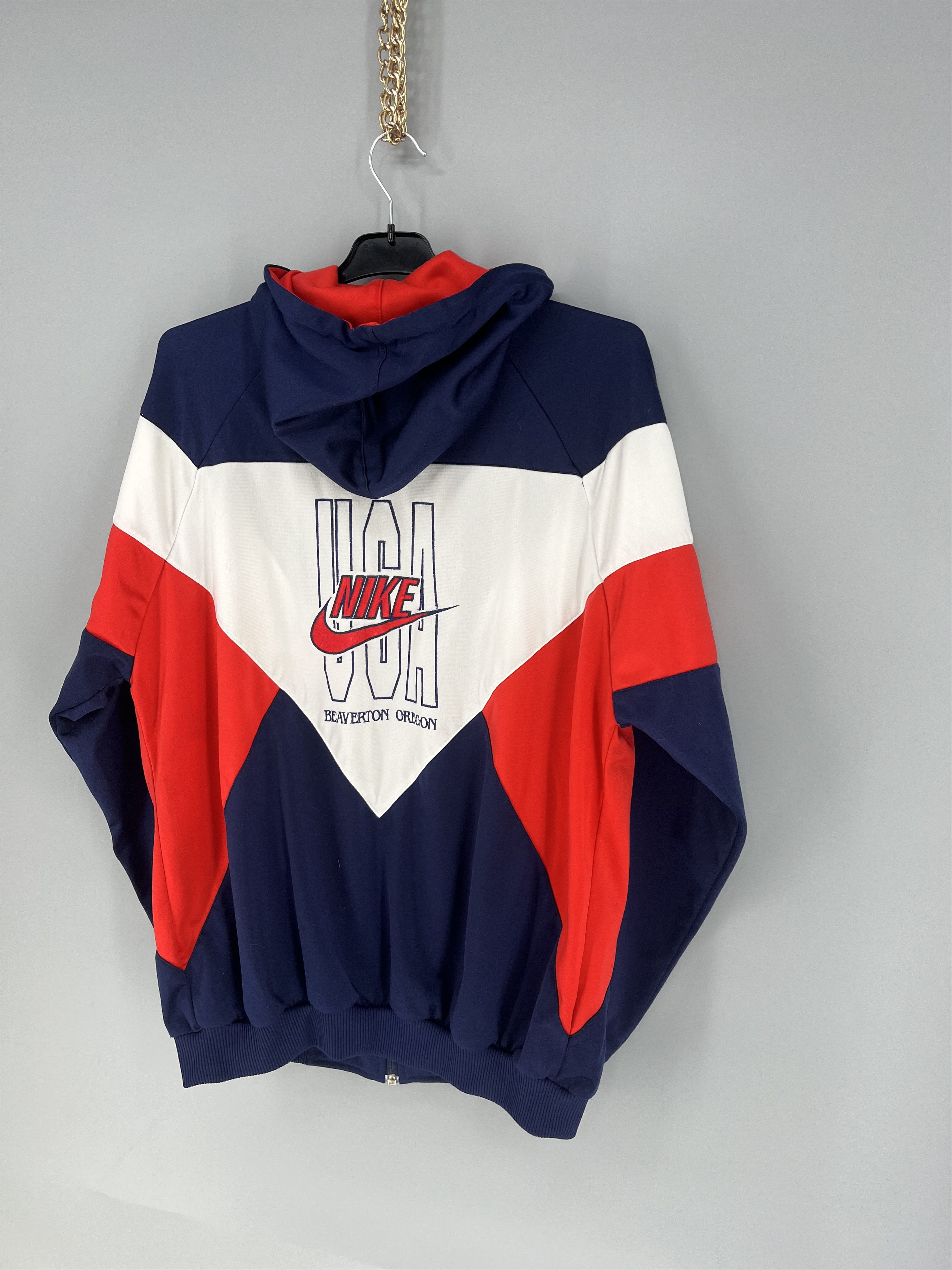 Nike Nike Vintage 90s Sweatshirt Zip Swoosh Hype Rare Size US L / EU 52-54 / 3 - 11 Thumbnail