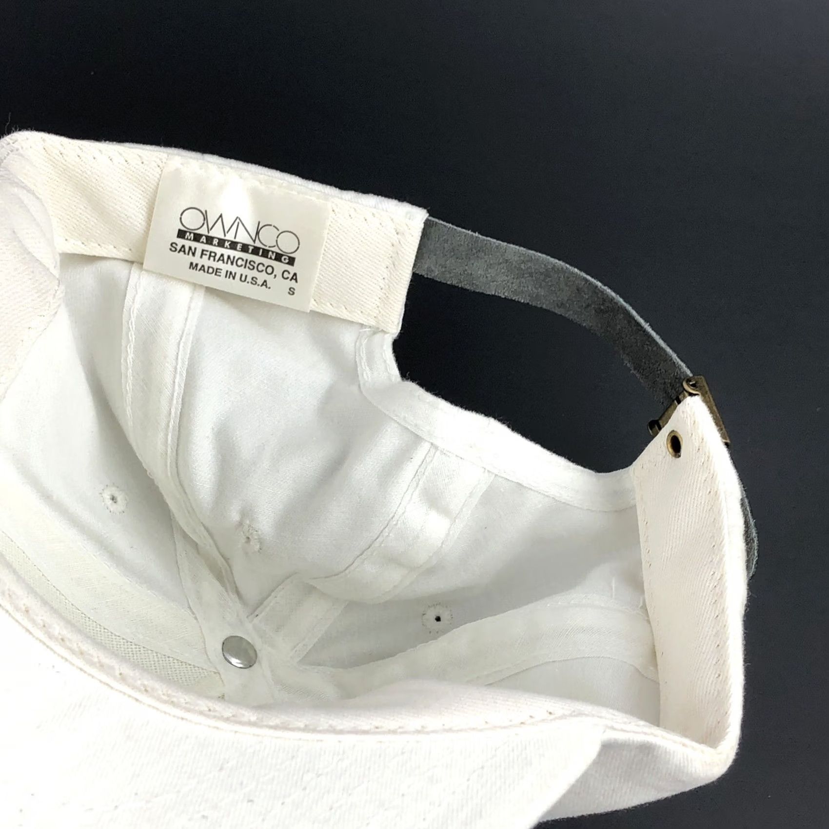Vintage VINTAGE United States Trucker Hat Cap 90s Adjustable Strap Back USA TBCO White Men Size ONE SIZE - 7 Thumbnail