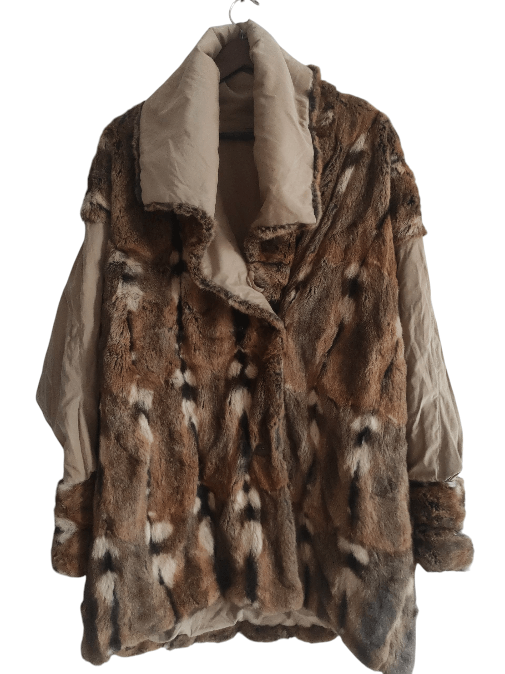 Joop! Joop! Original BelsetaPS Natural Rabbit Fur Reversible Coat Size L / US 10 / IT 46 - 3 Thumbnail