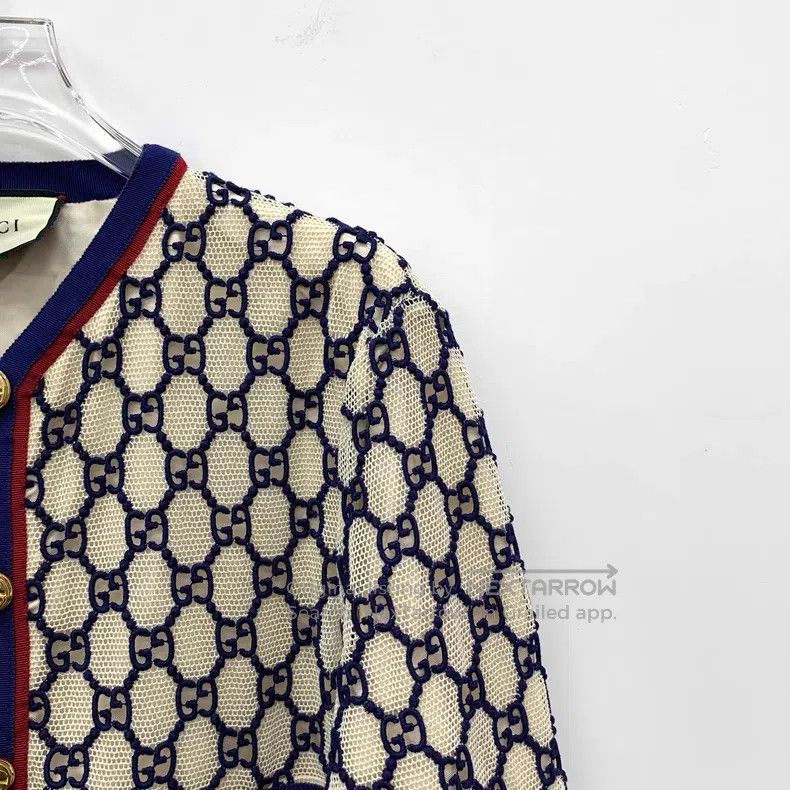 Gucci Gucci Colour block logo jacquard full-print cotton single- Size M / US 6-8 / IT 42-44 - 3 Thumbnail