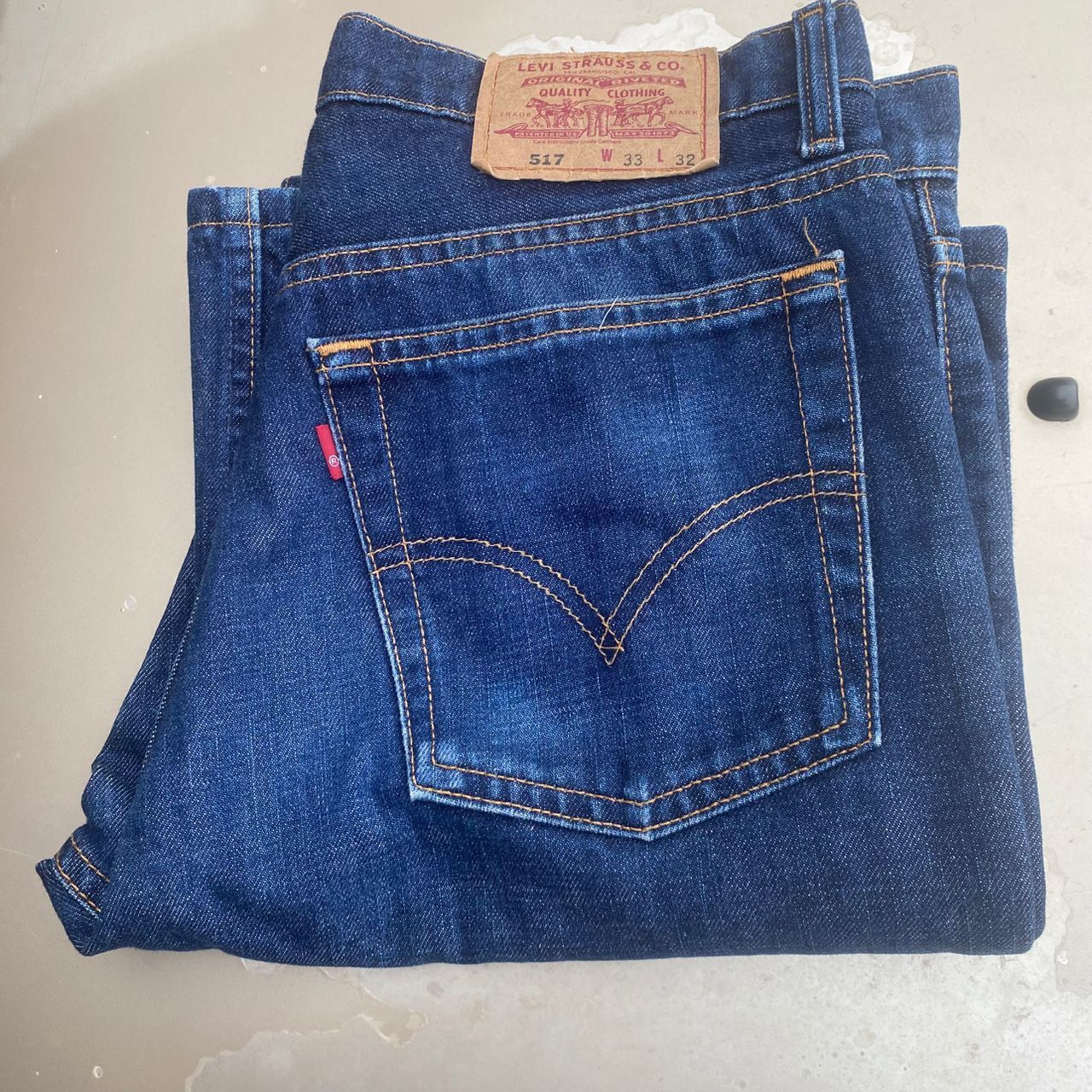 Levi's Vintage Levis 517 Bootcut Denim Jeans Size US 32 / EU 48 - 16 Thumbnail