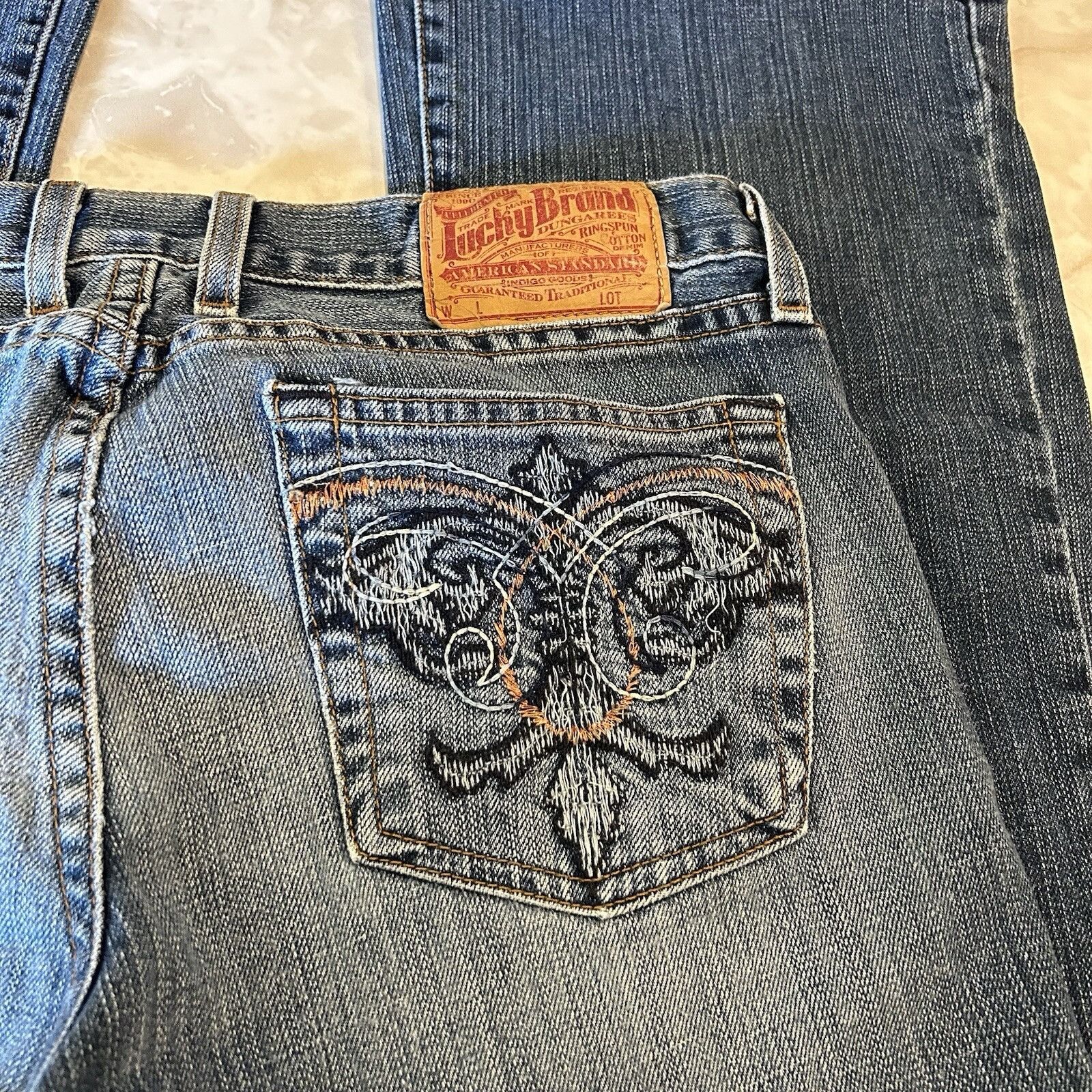 Lucky Brand Lucky Brand 6/28 cute Flare Jean Size 32" / US 10 / IT 46 - 2 Thumbnail