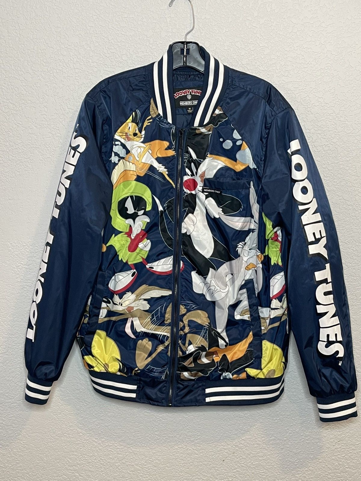 Warner Bros Warner Bros Looney Tunes Members Only Jacket Sz M Size US M / EU 48-50 / 2 - 2 Thumbnail